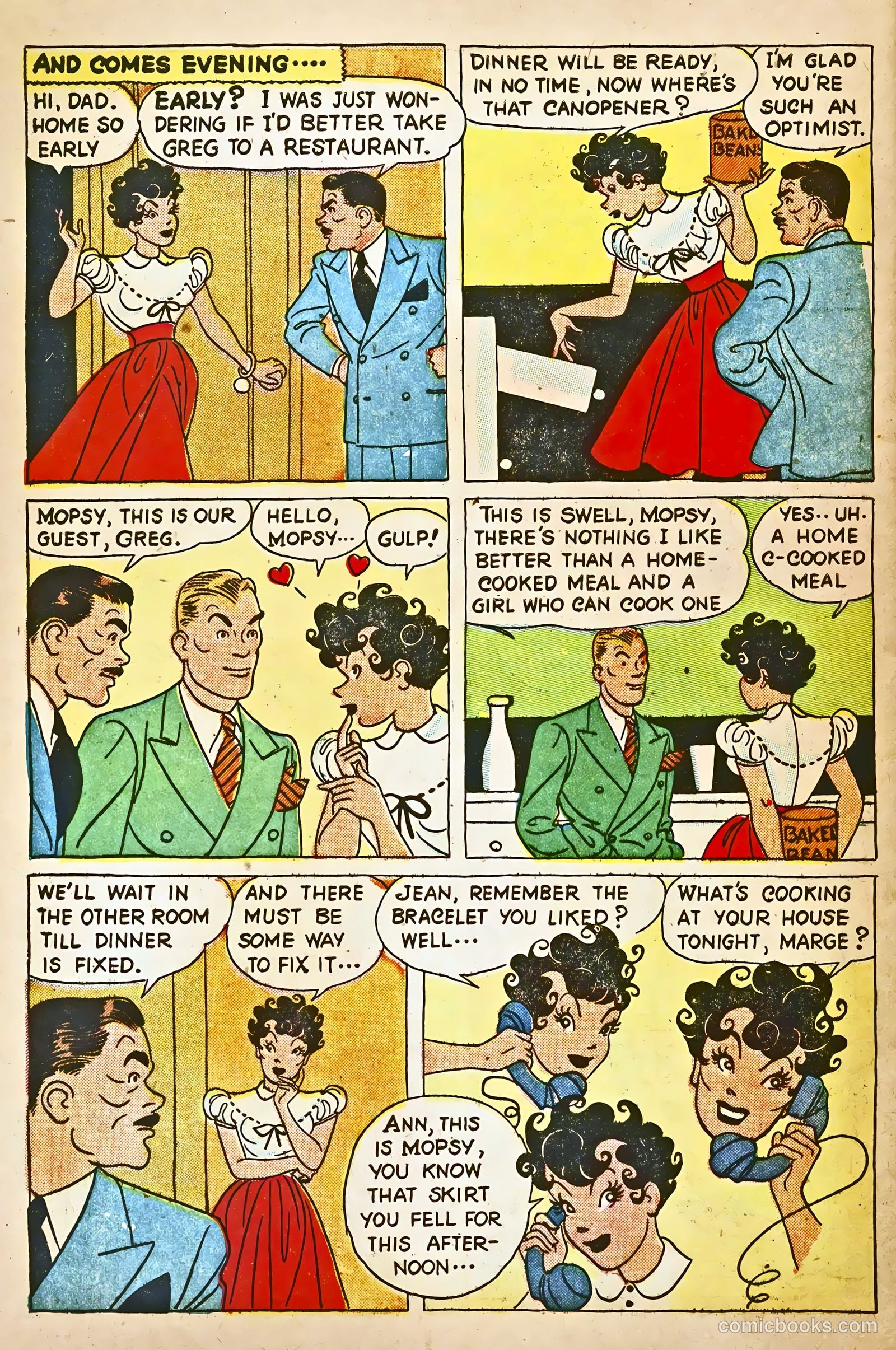 Mopsy #13 (1950) — page 32 of 36