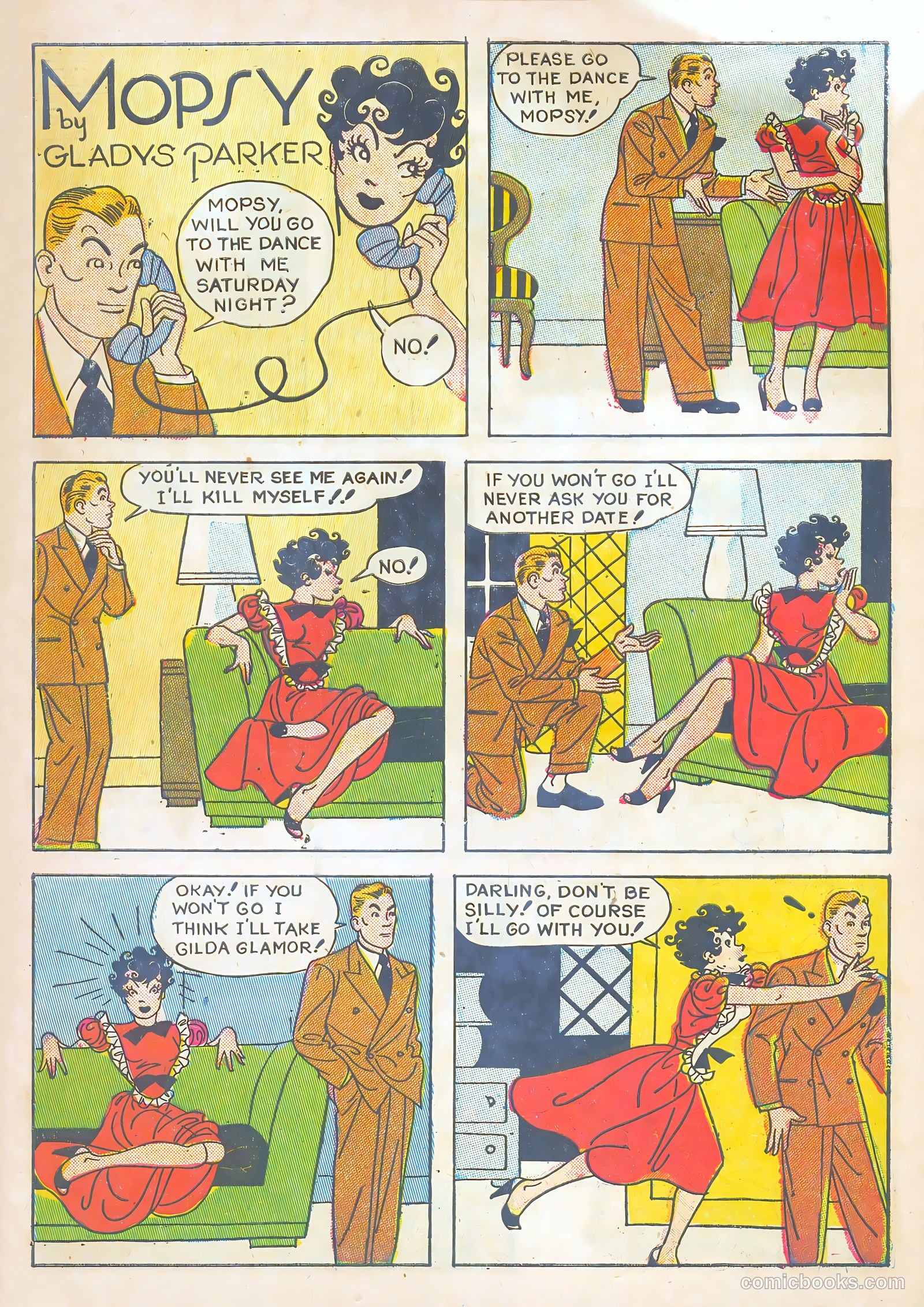Mopsy #14 (1952) — page 3 of 36