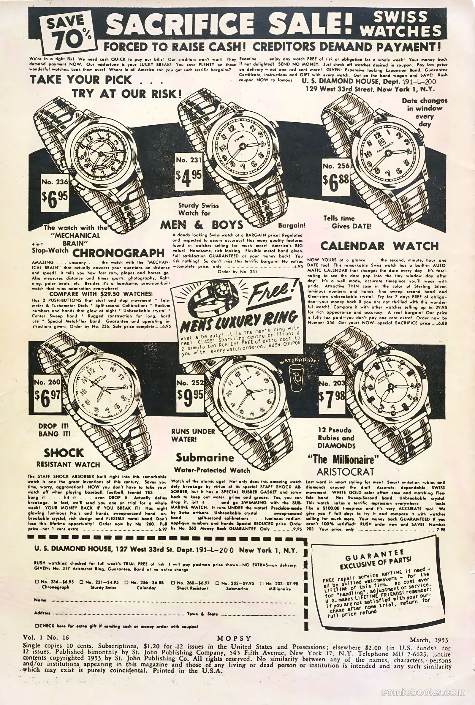 Mopsy #16 (1953) — page 2 of 36