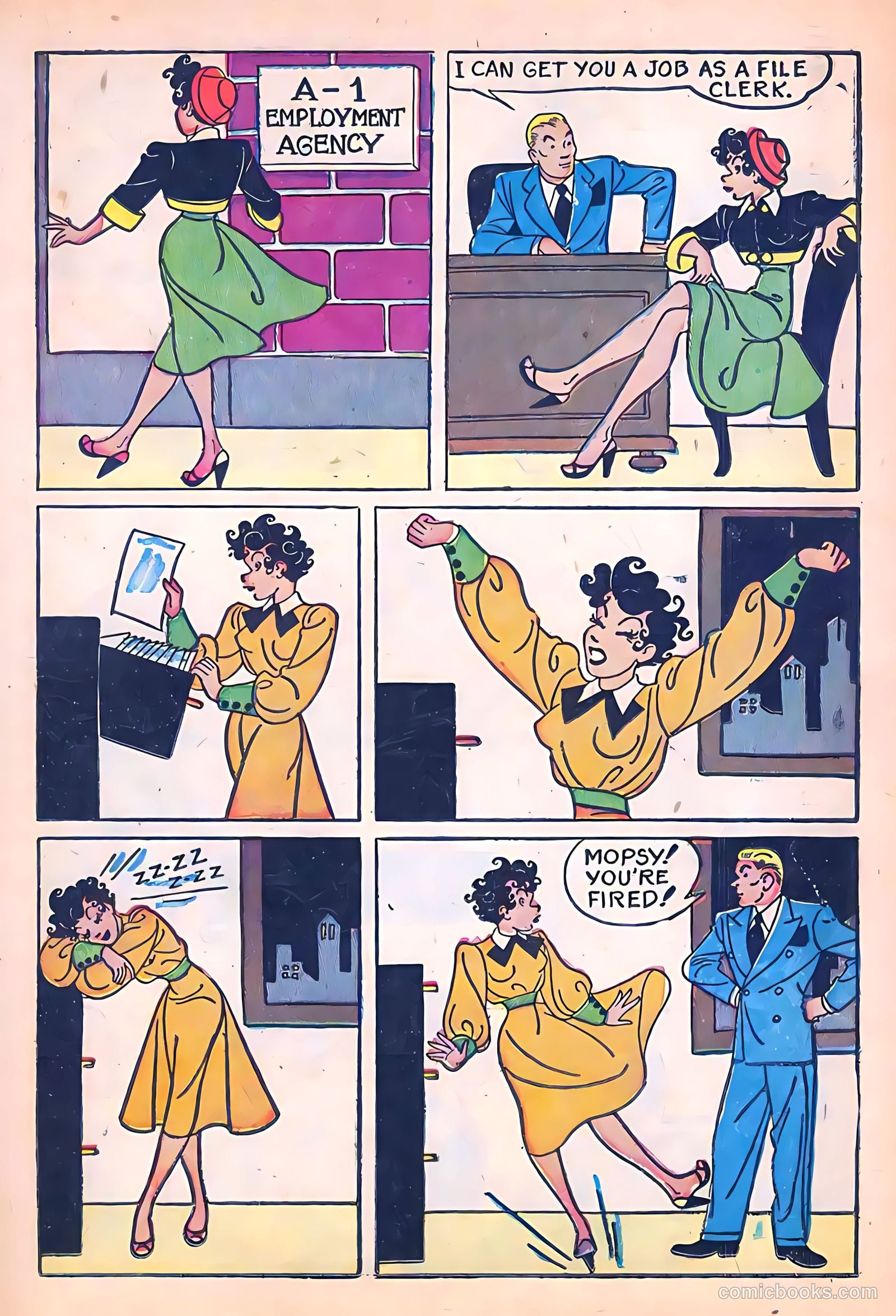 Mopsy #19 (1953) — page 19 of 34