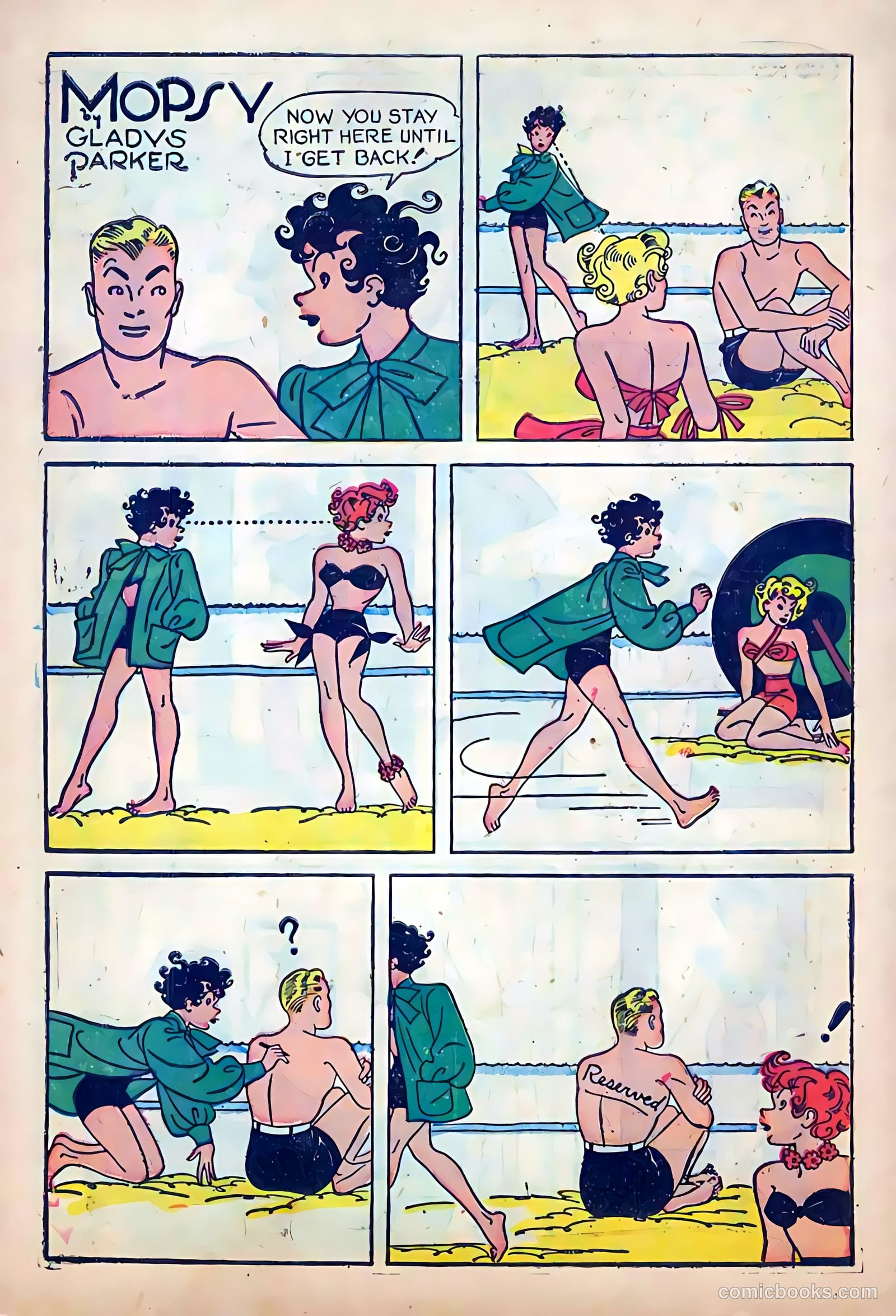 Mopsy #19 (1953) — page 30 of 34