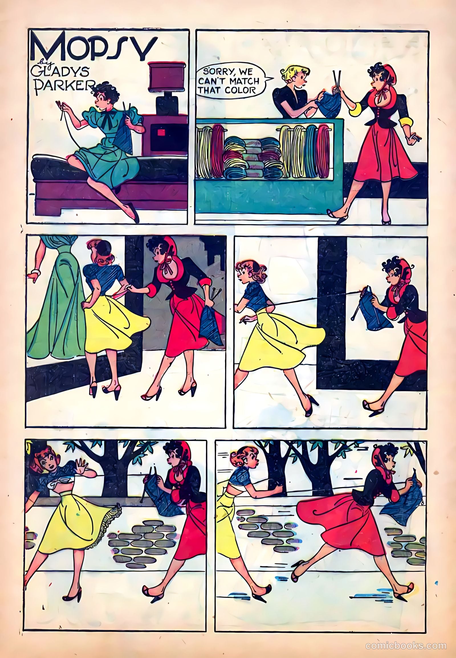 Mopsy #19 (1953) — page 32 of 34