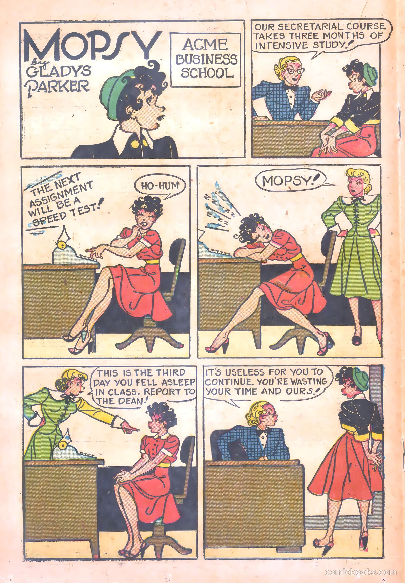Mopsy #19 (1953) — page 18 of 36