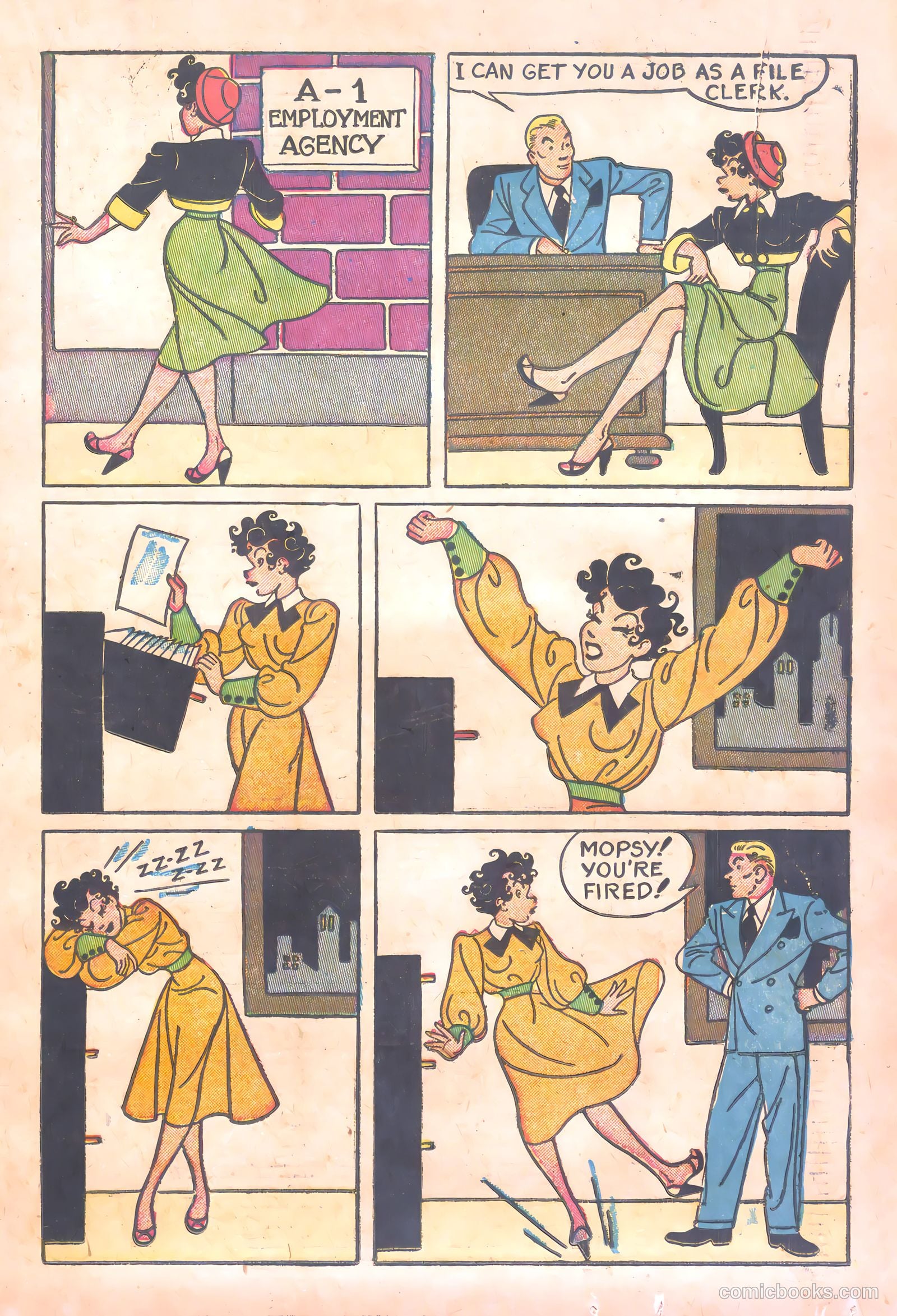 Mopsy #19 (1953) — page 19 of 36
