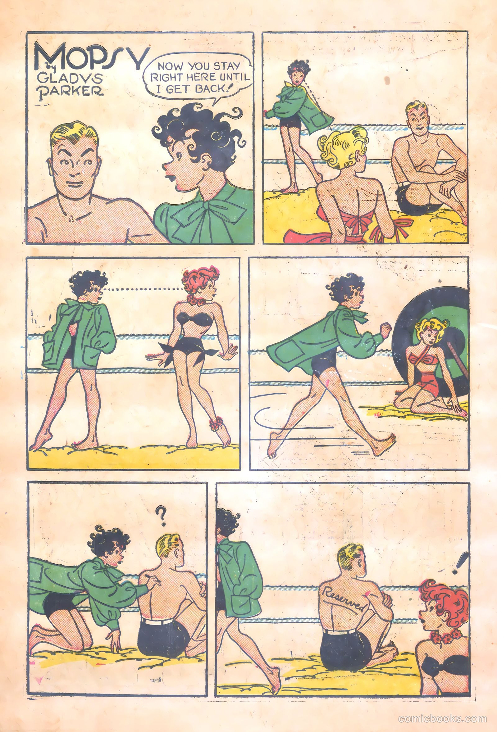 Mopsy #19 (1953) — page 30 of 36