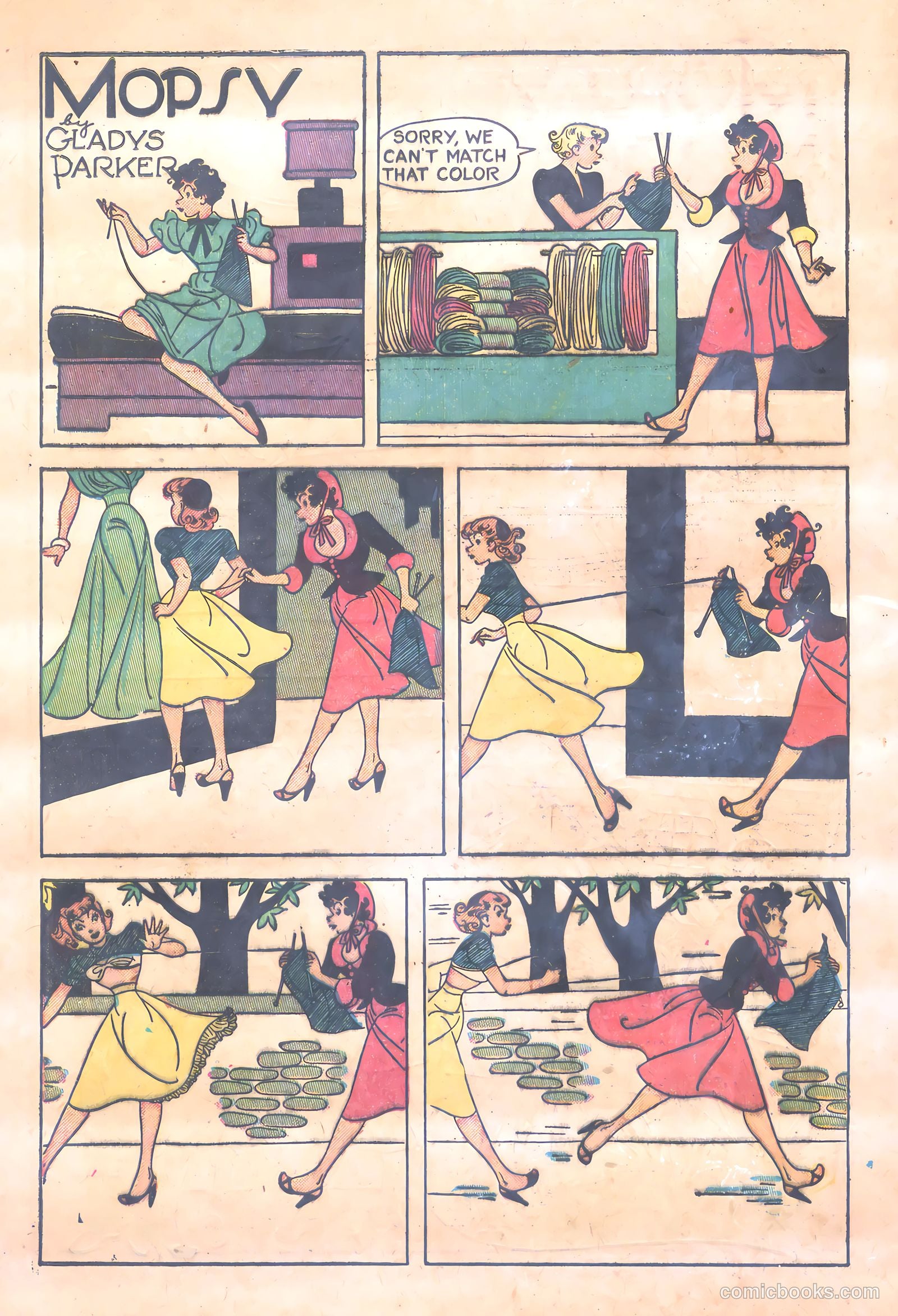Mopsy #19 (1953) — page 32 of 36
