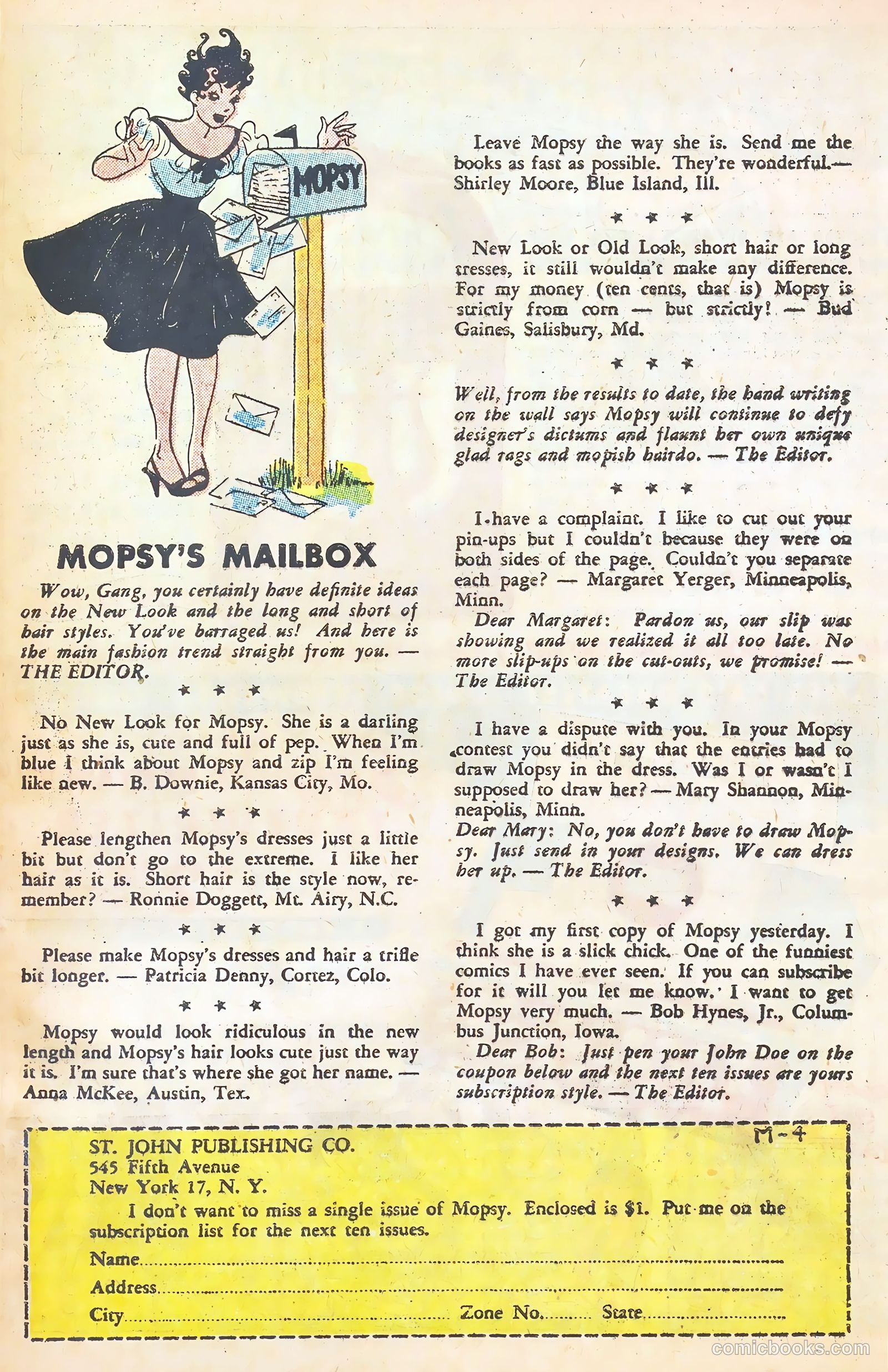 Mopsy #4 (1948) — page 33 of 36