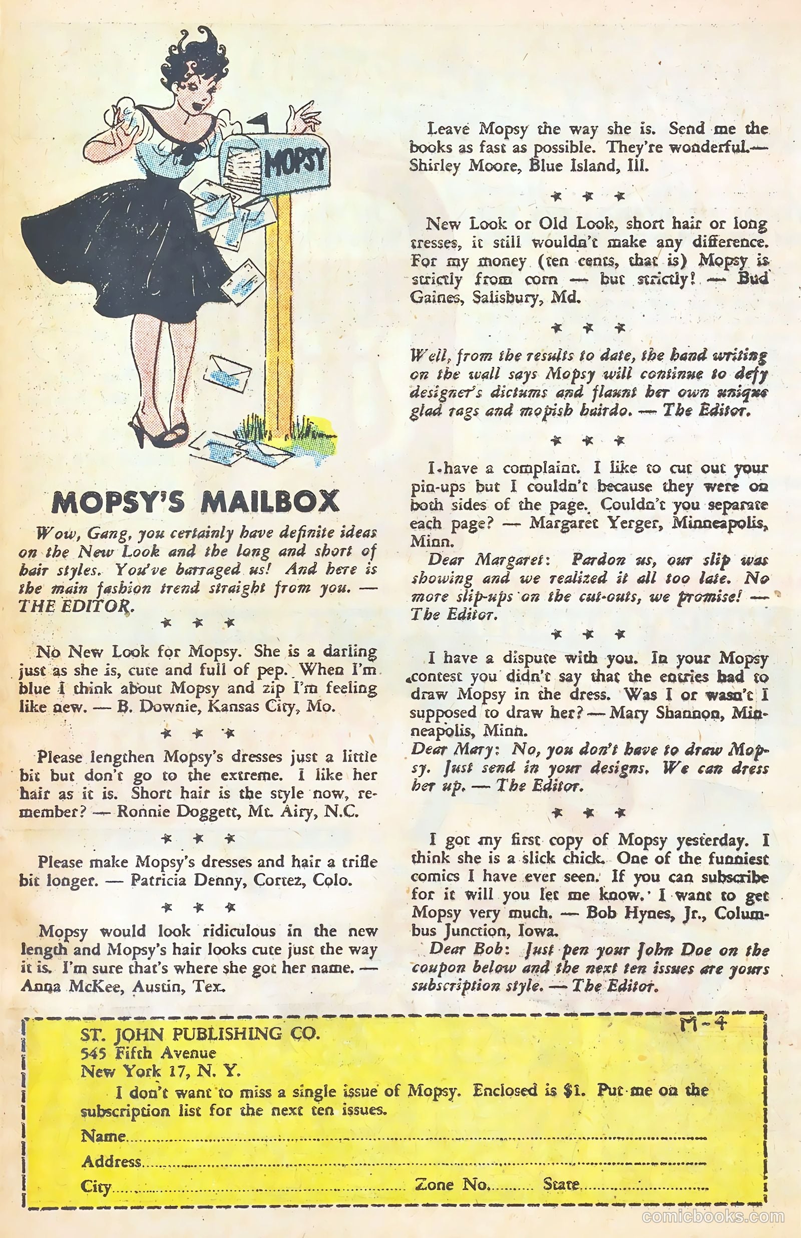 Mopsy #4 (1948) — page 33 of 36