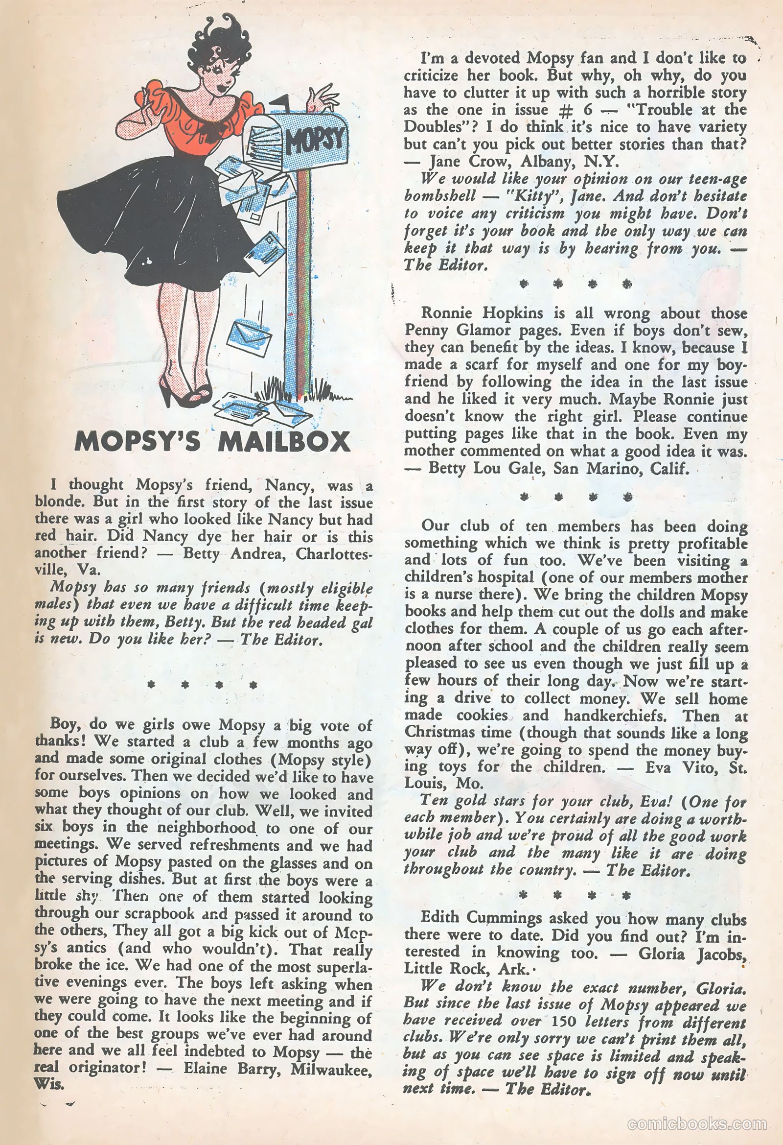 Mopsy #7 (1949) — page 31 of 36