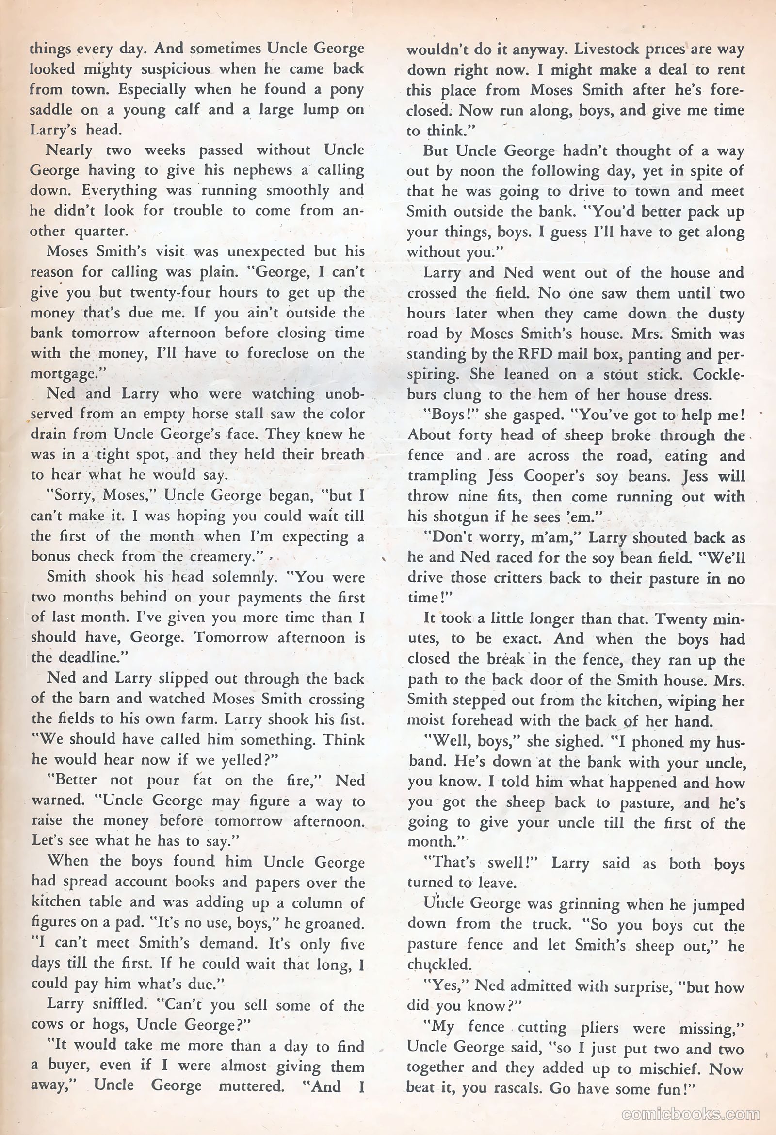 Mopsy #7 (1949) — page 35 of 36