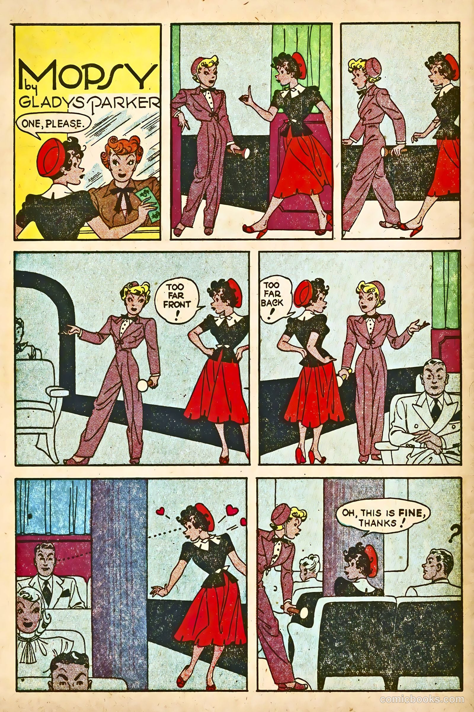 Mopsy #9 (1950) — page 34 of 36