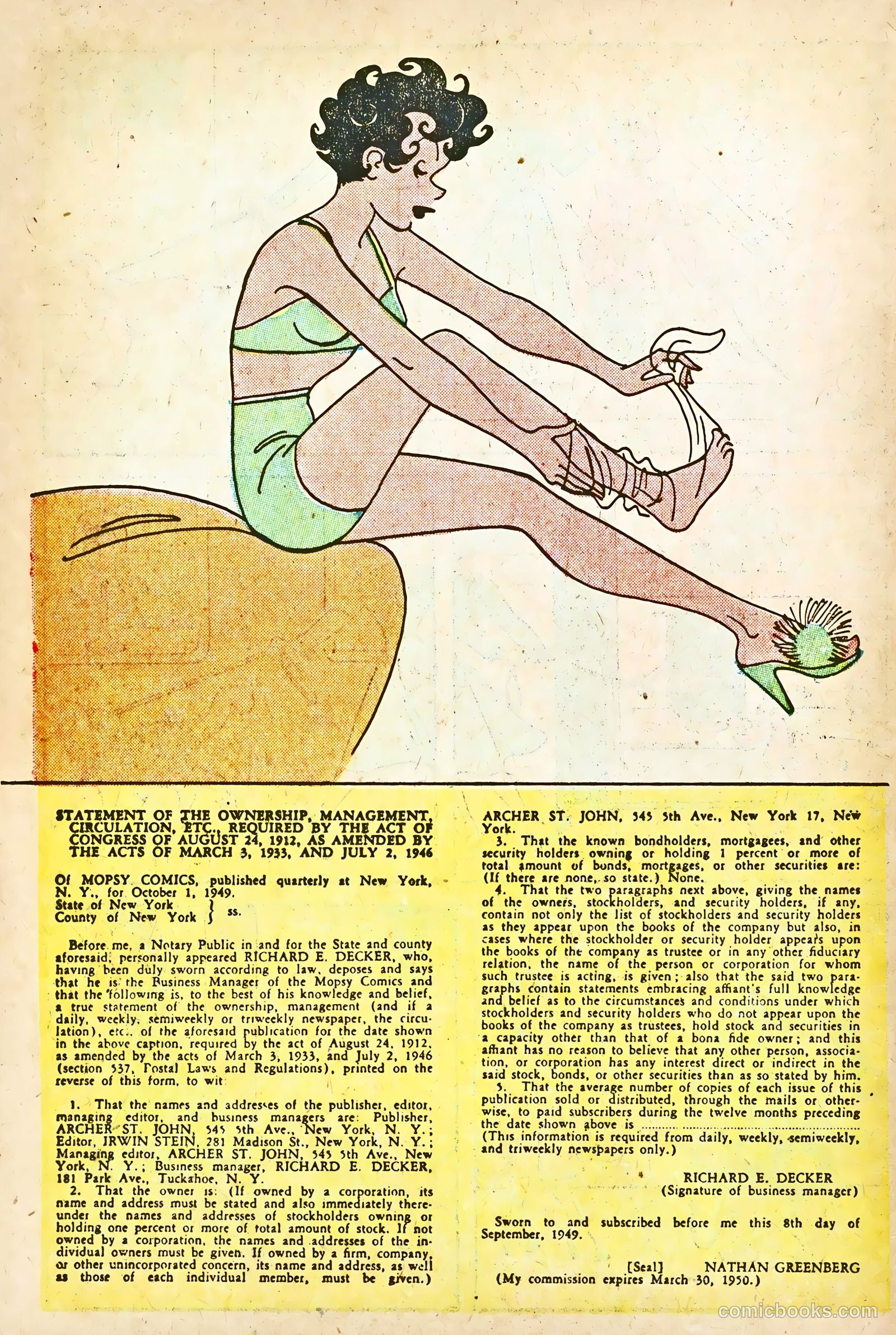 Mopsy #9 (1950) — page 18 of 36