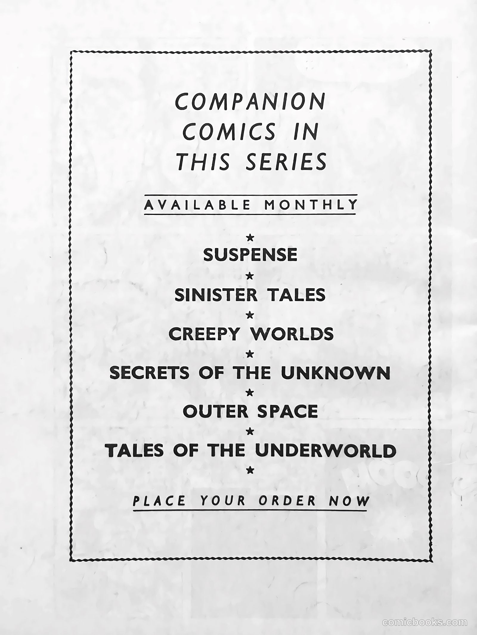 Astounding Stories #1 (1966) — page 68 of 68