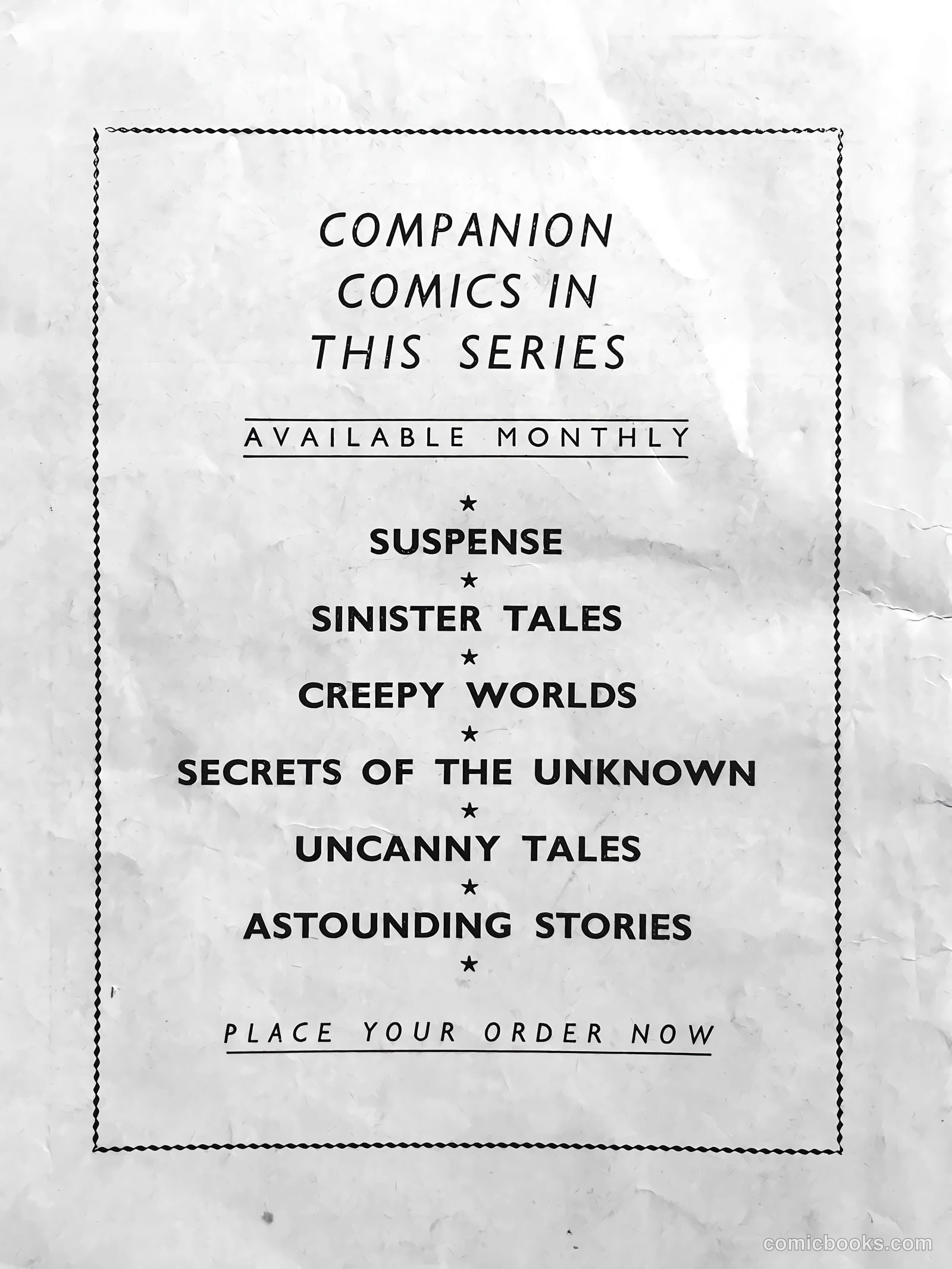Astounding Stories #15 (1967) — page 64 of 64