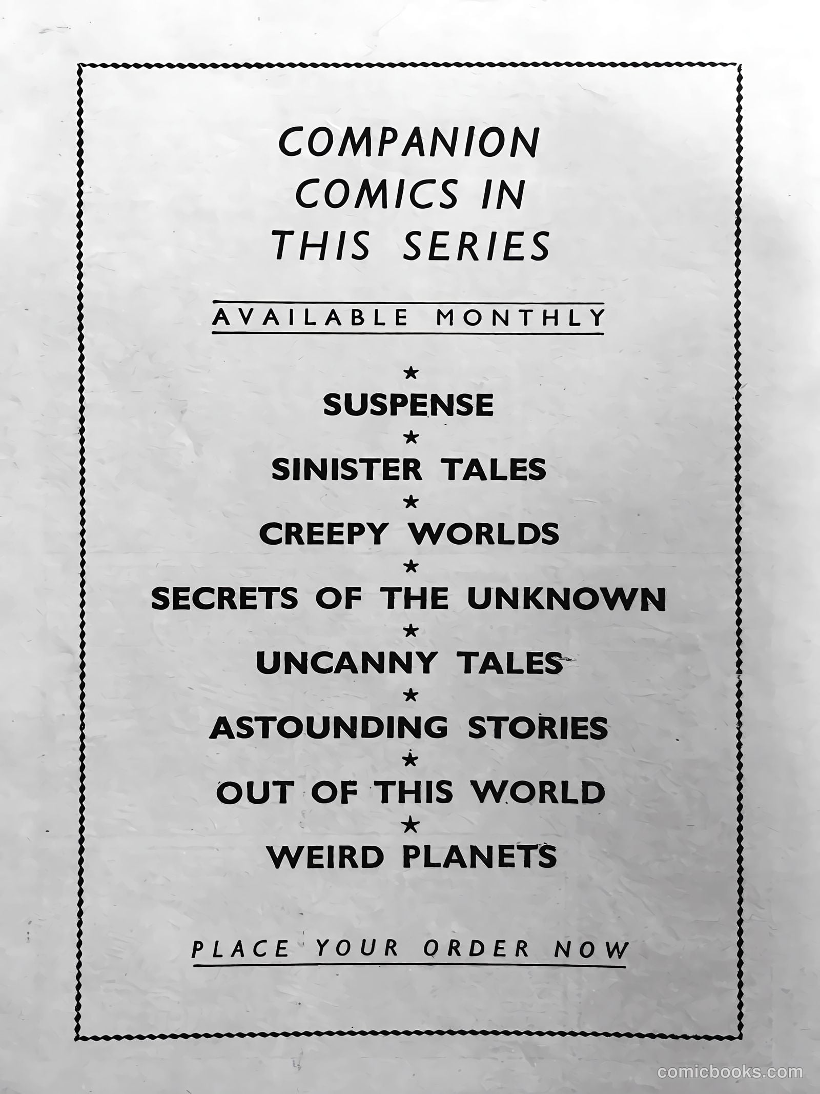 Astounding Stories #24 (1968) — page 36 of 36