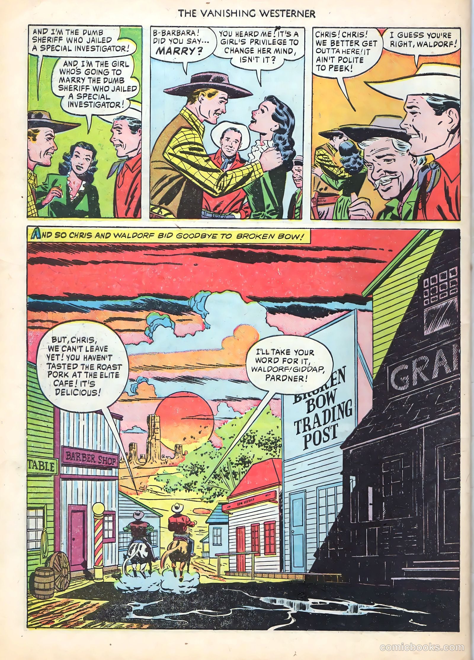 Motion Picture Comics #101 (1950) — page 34 of 36