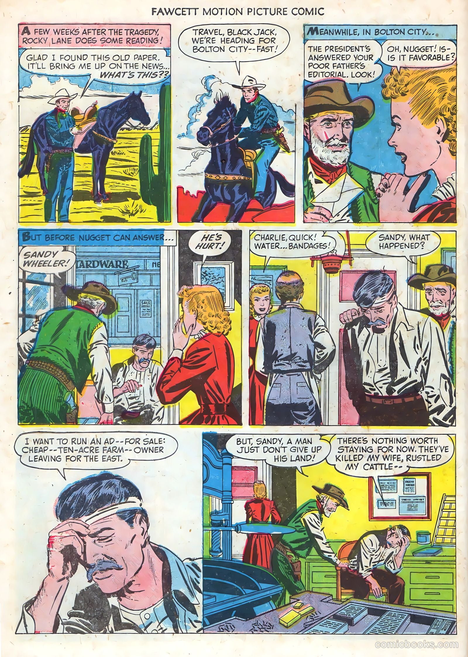 Motion Picture Comics #102 (1951) — page 6 of 36
