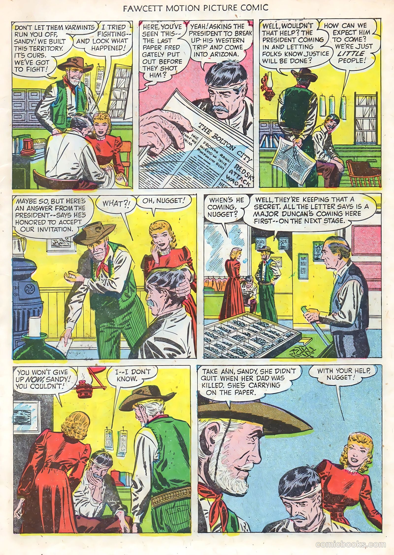 Motion Picture Comics #102 (1951) — page 7 of 36