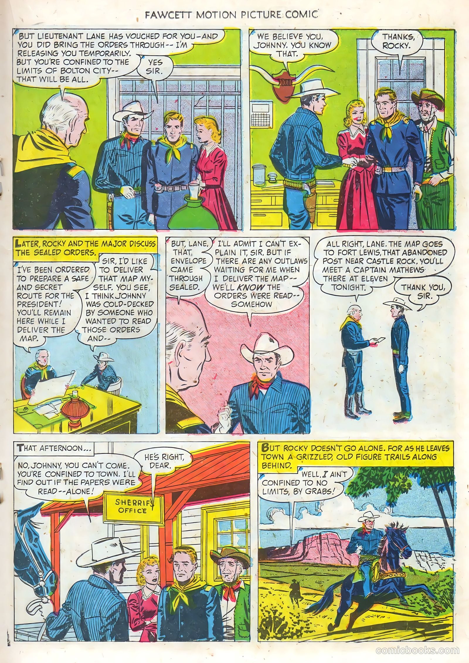 Motion Picture Comics #102 (1951) — page 19 of 36