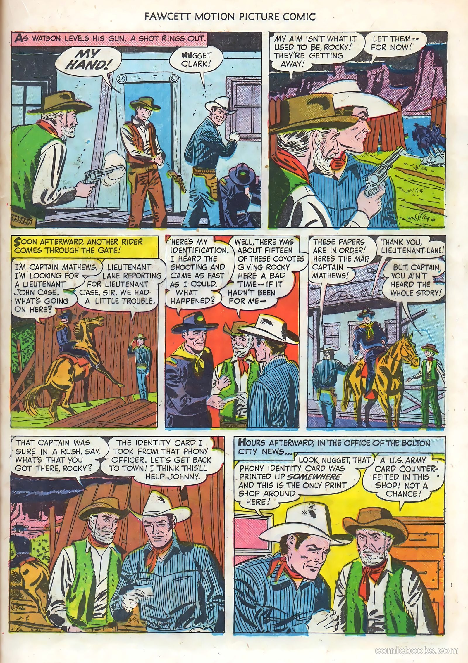 Motion Picture Comics #102 (1951) — page 21 of 36