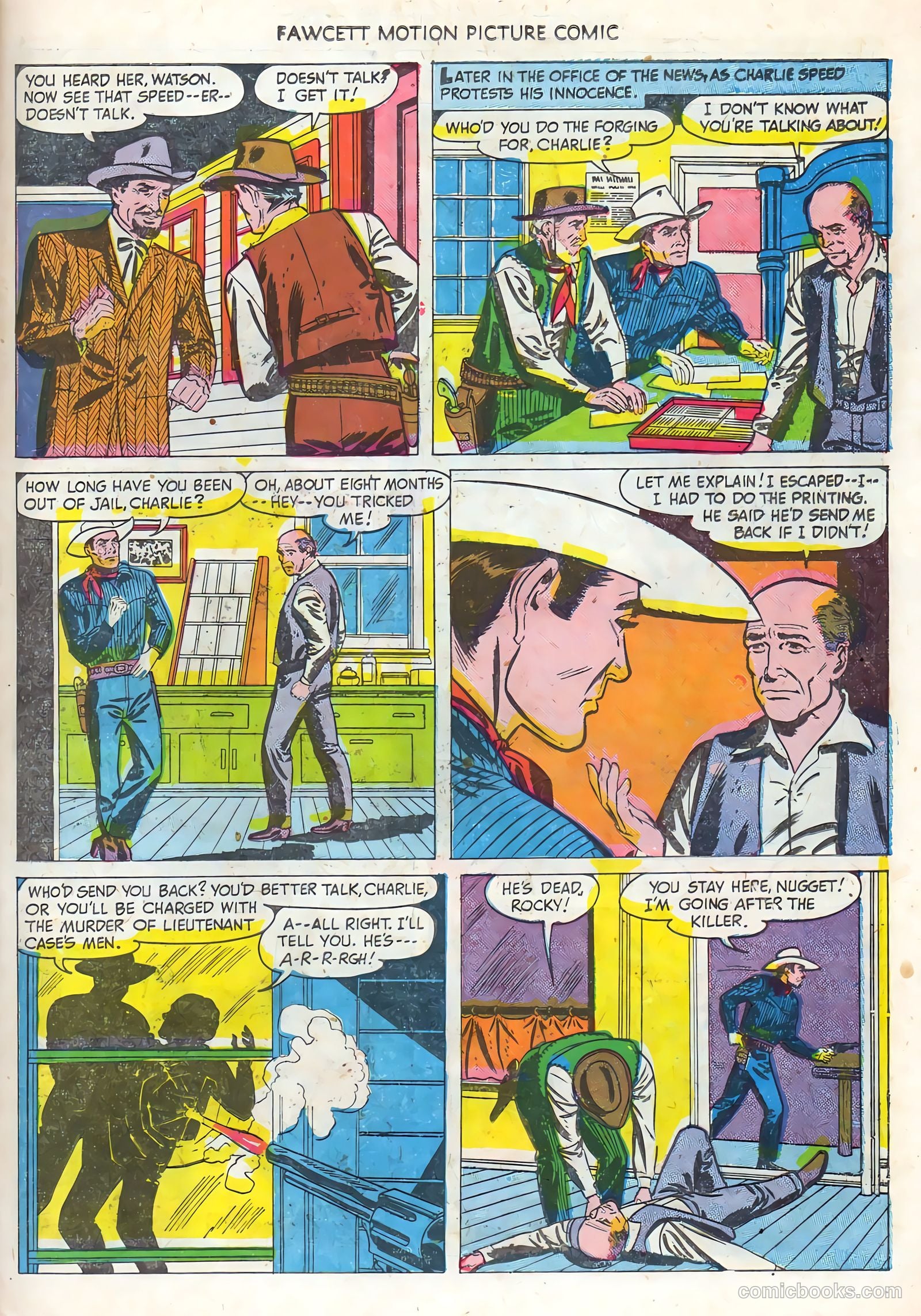 Motion Picture Comics #102 (1951) — page 23 of 36