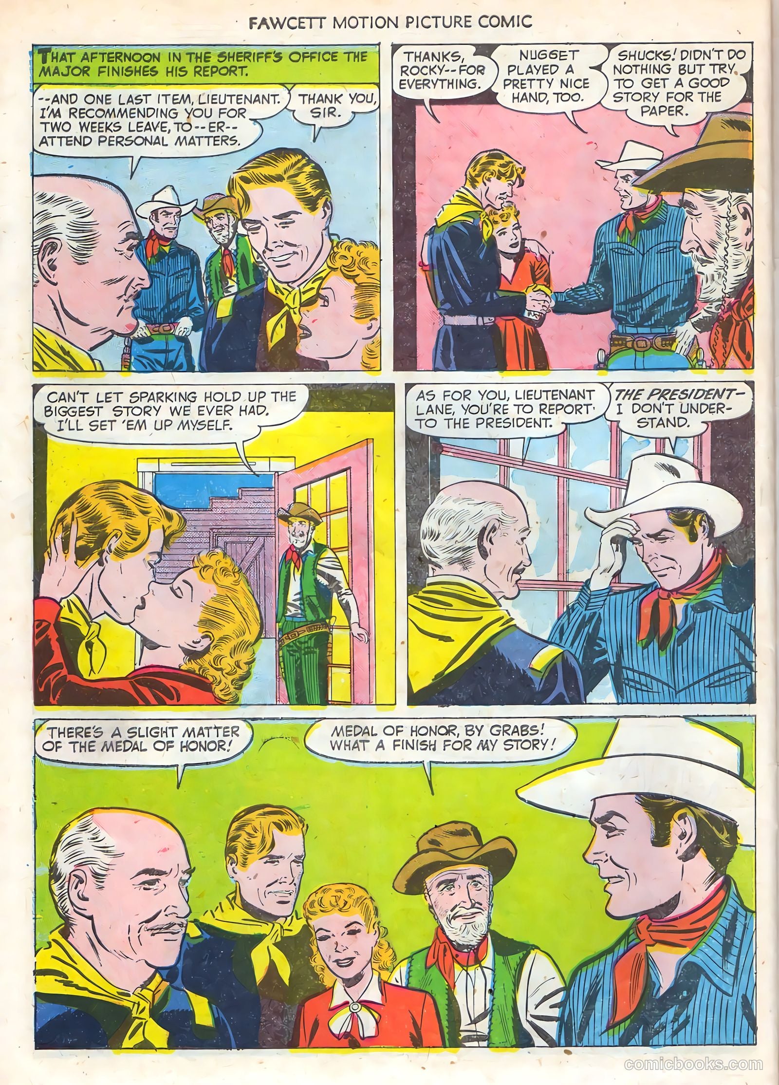 Motion Picture Comics #102 (1951) — page 34 of 36