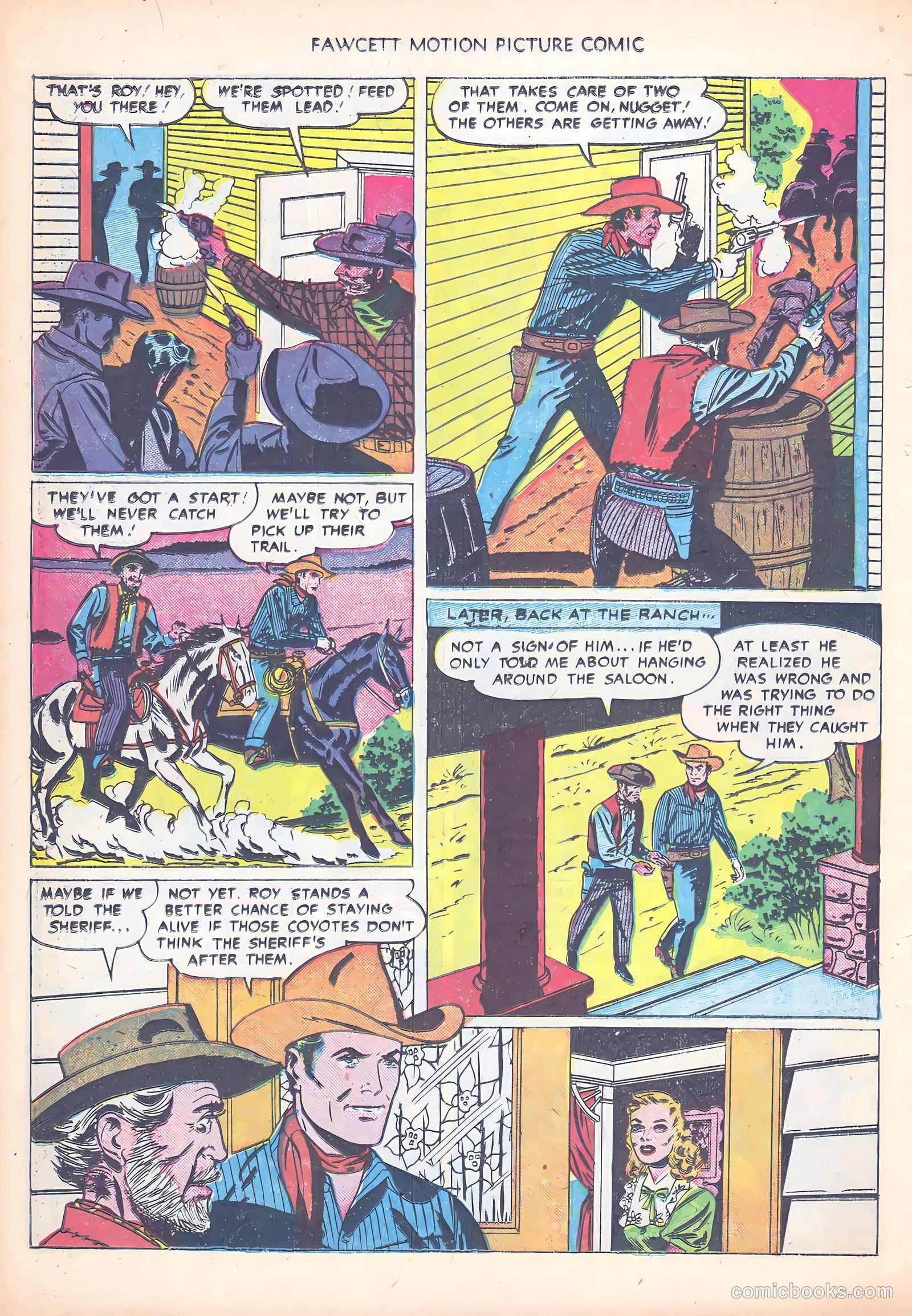 Motion Picture Comics #103 (1951) — page 22 of 36