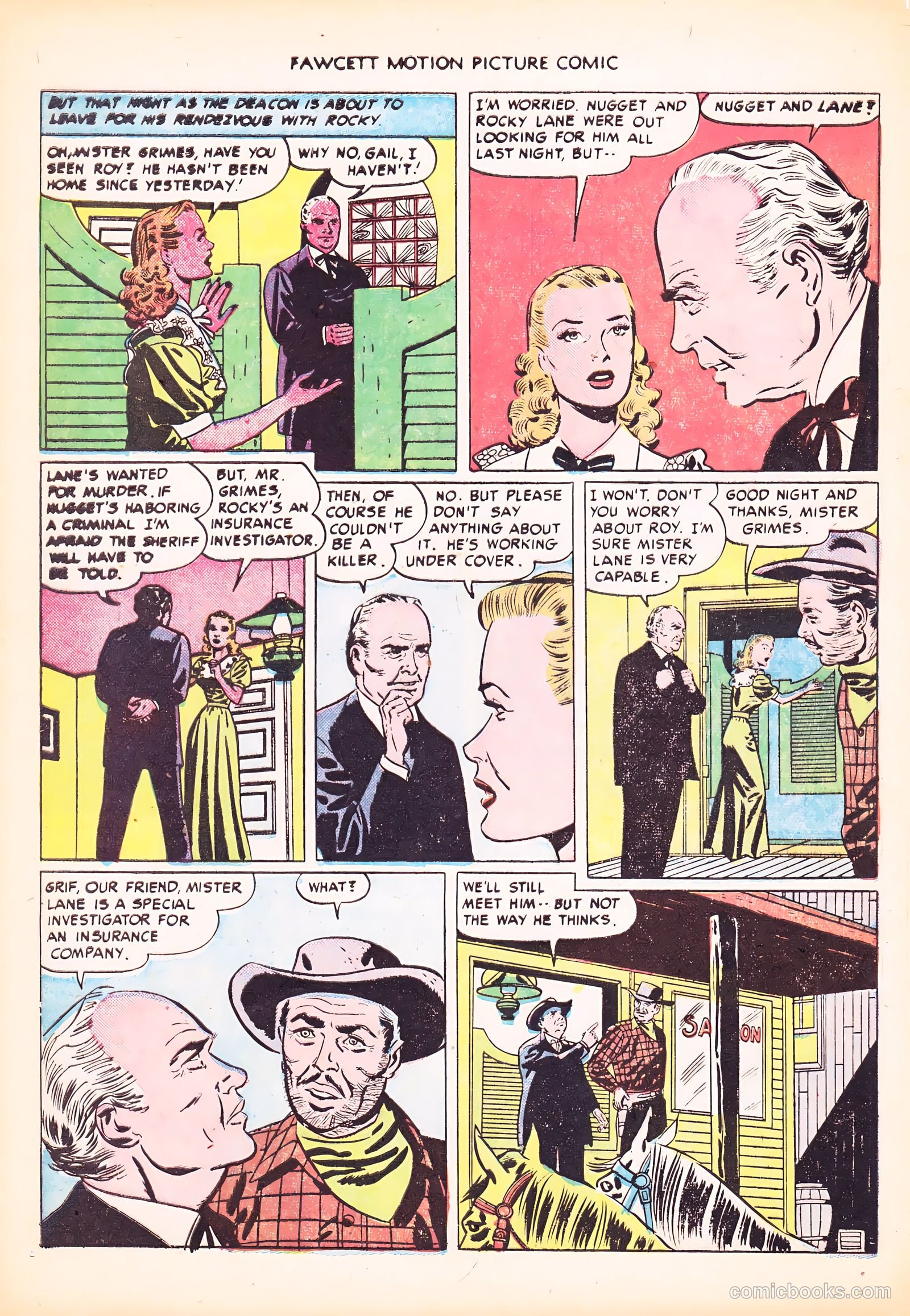 Motion Picture Comics #103 (1951) — page 28 of 36