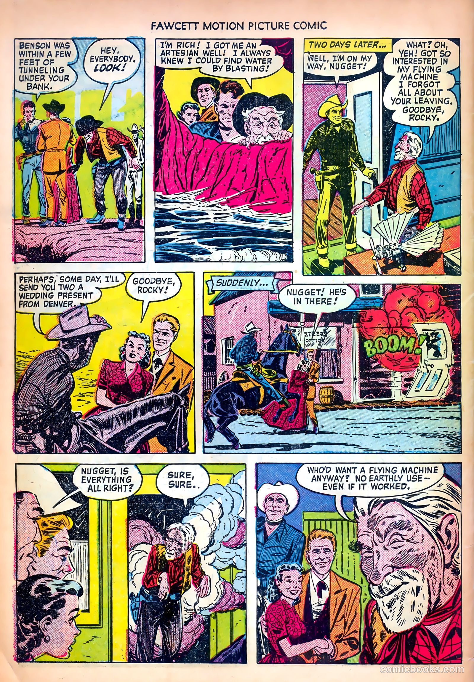 Motion Picture Comics #104 (1951) — page 34 of 36