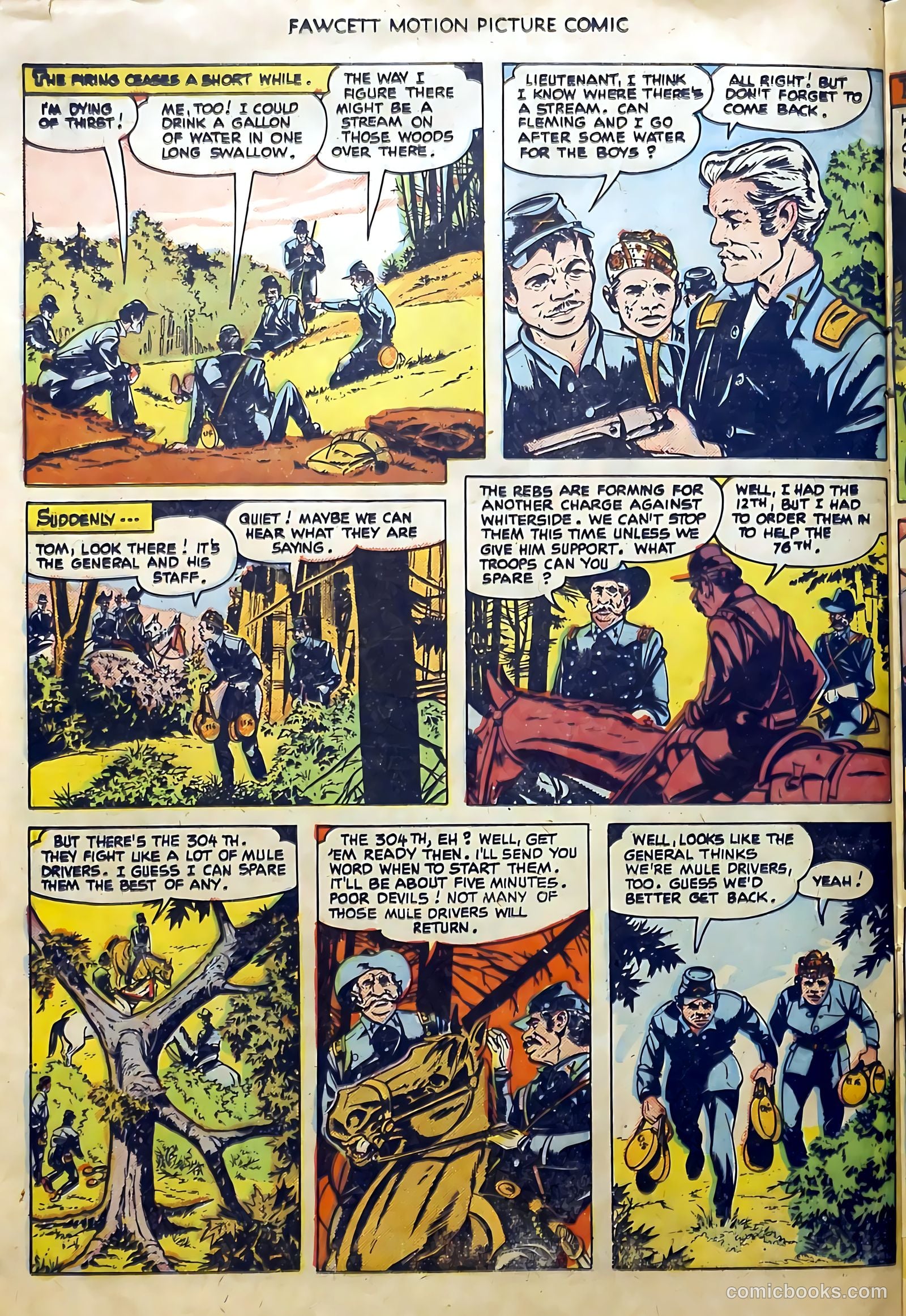 Motion Picture Comics #105 (1951) — page 23 of 34