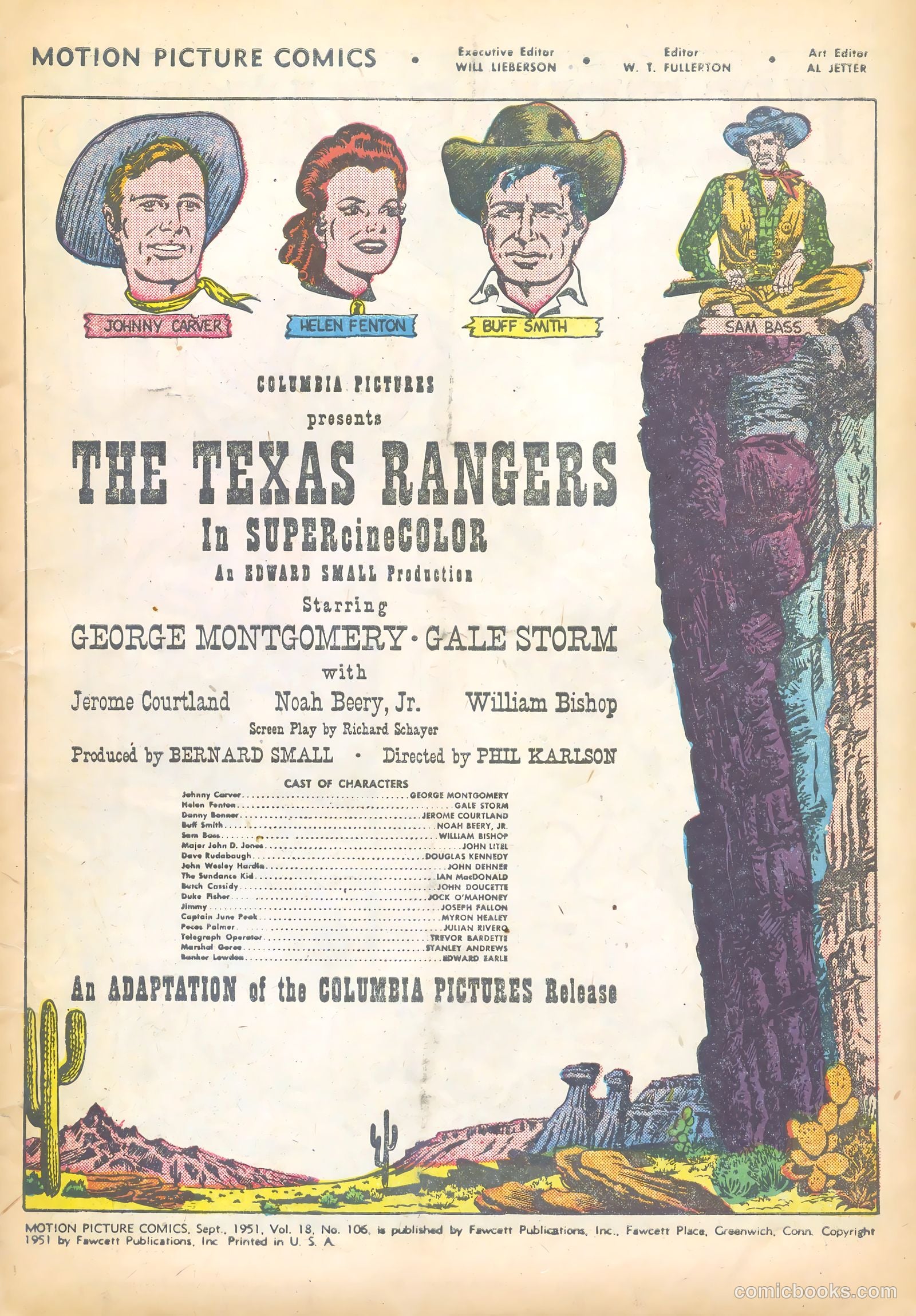 Motion Picture Comics #106 (1951) — page 3 of 36