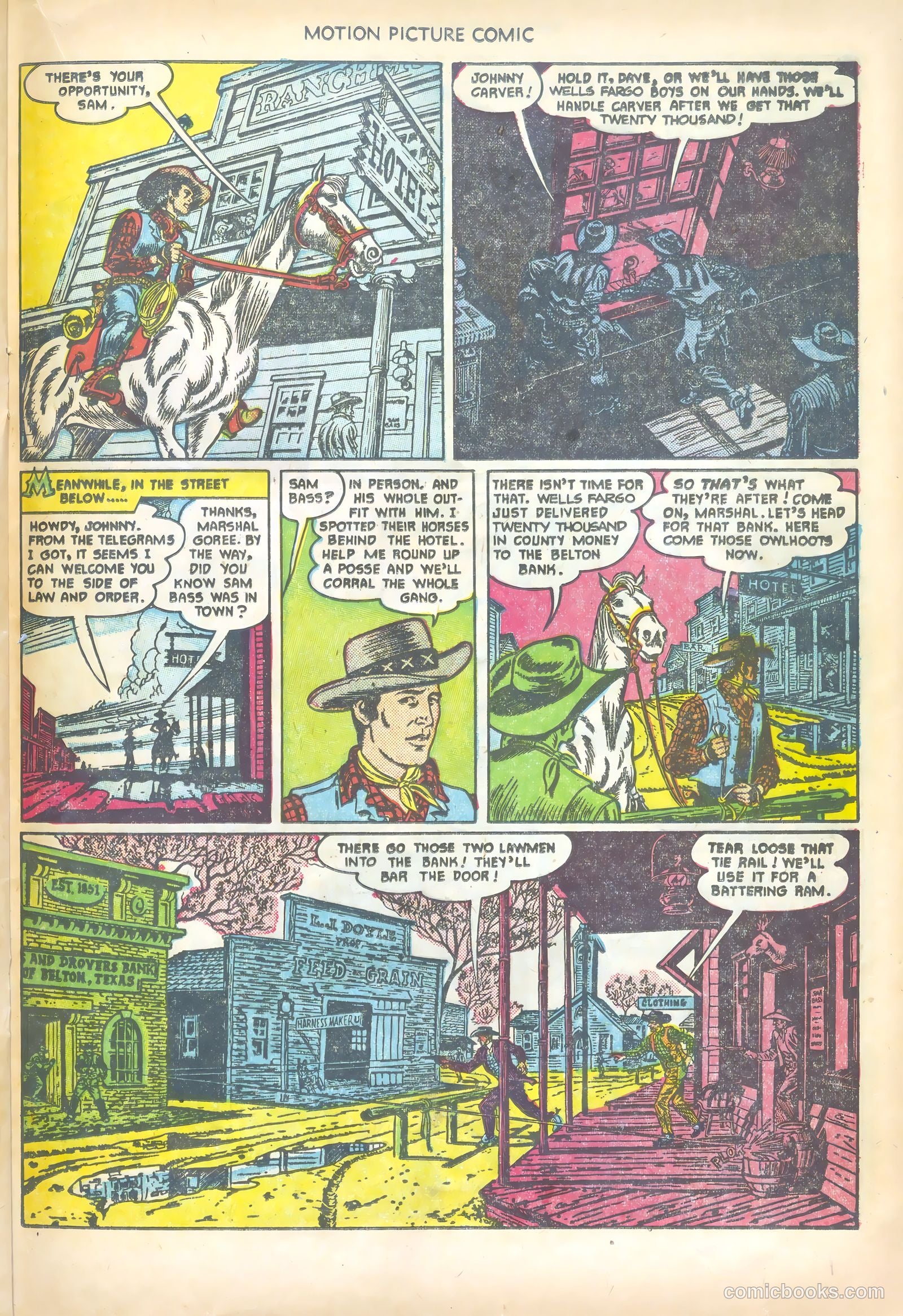 Motion Picture Comics #106 (1951) — page 21 of 36