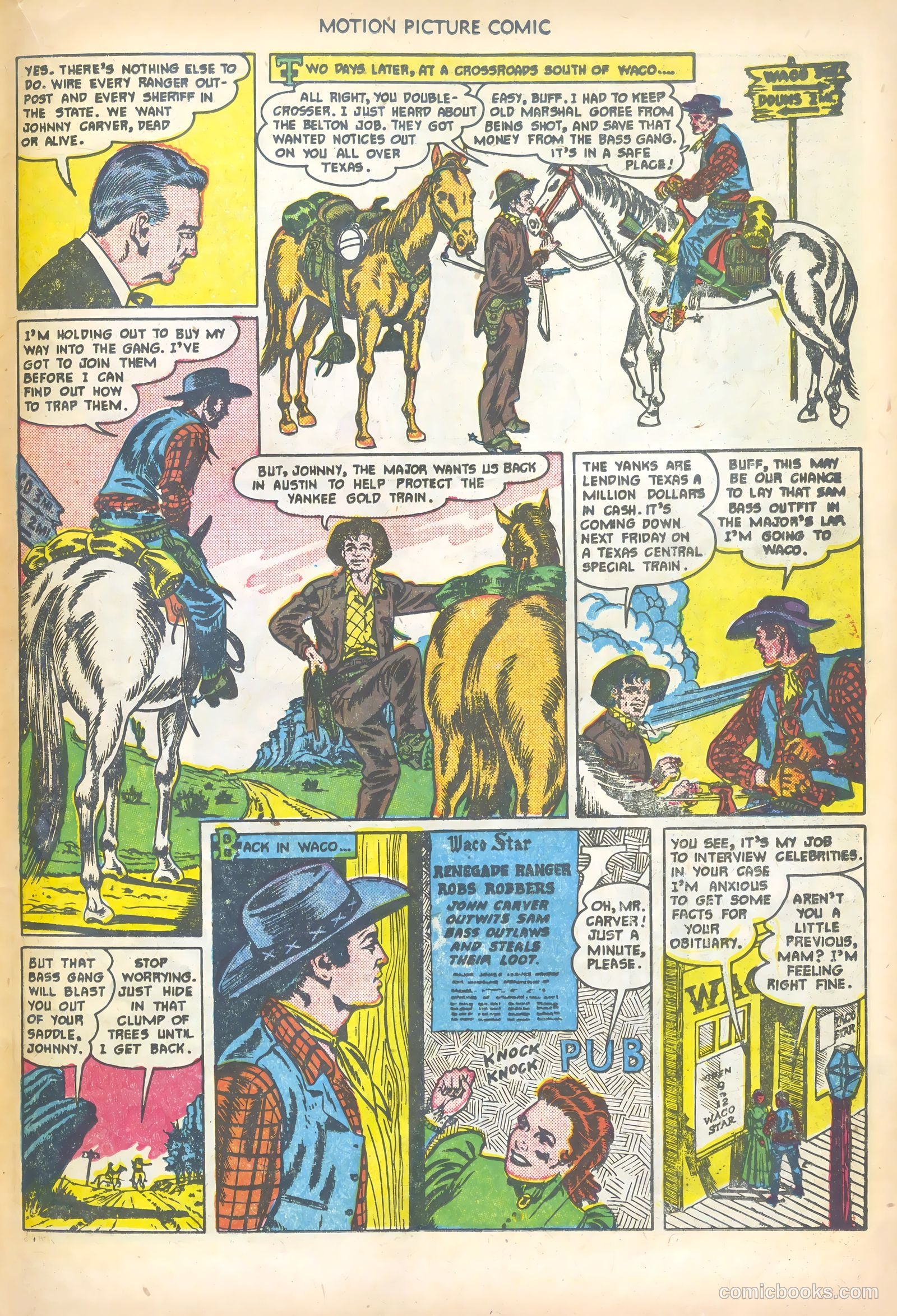 Motion Picture Comics #106 (1951) — page 23 of 36