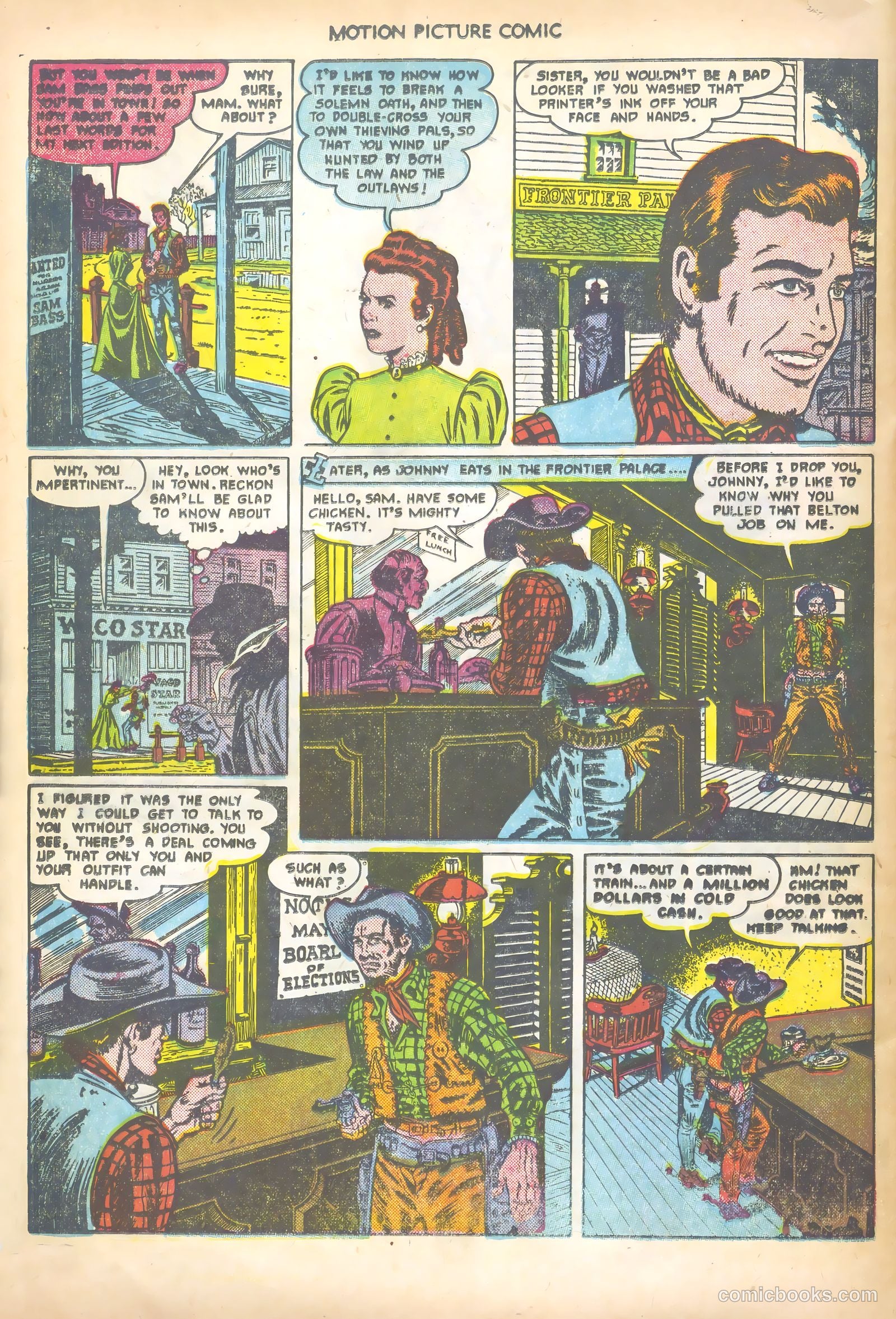 Motion Picture Comics #106 (1951) — page 24 of 36
