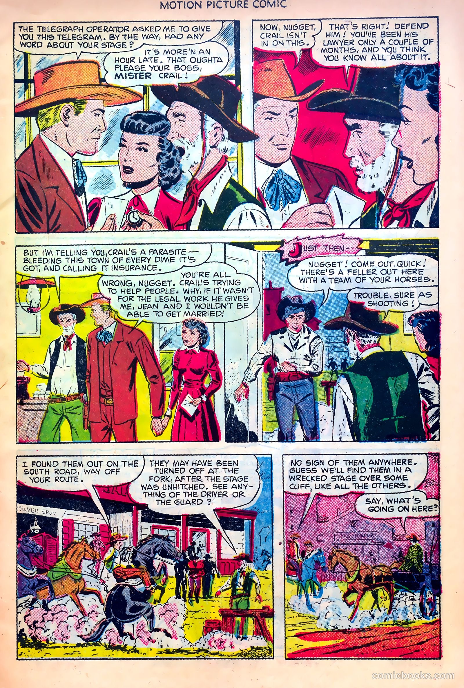Motion Picture Comics #107 (1951) — page 7 of 36