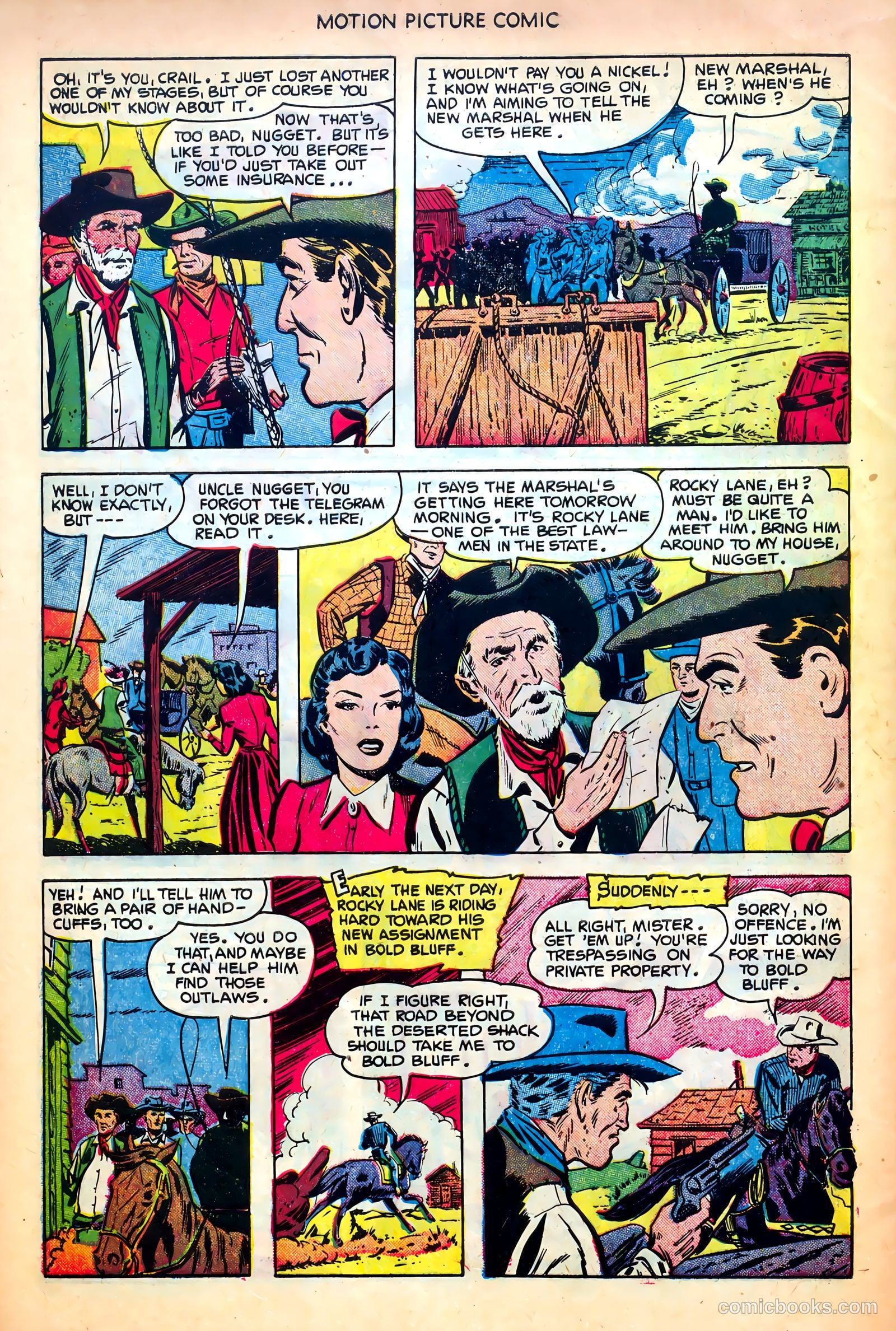 Motion Picture Comics #107 (1951) — page 8 of 36