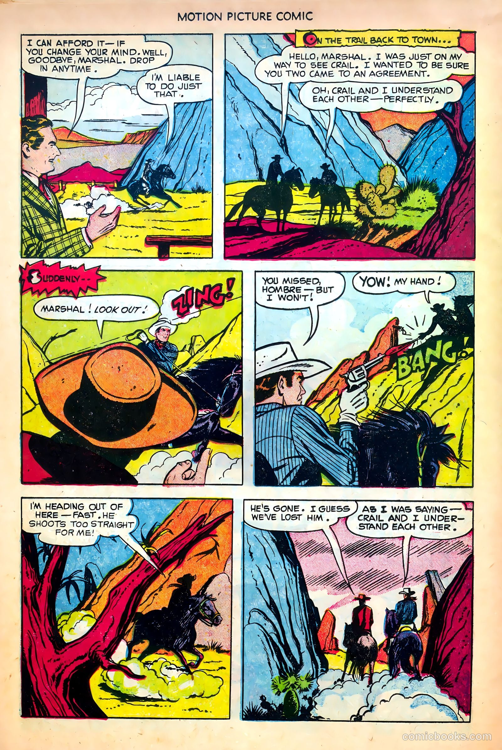 Motion Picture Comics #107 (1951) — page 16 of 36