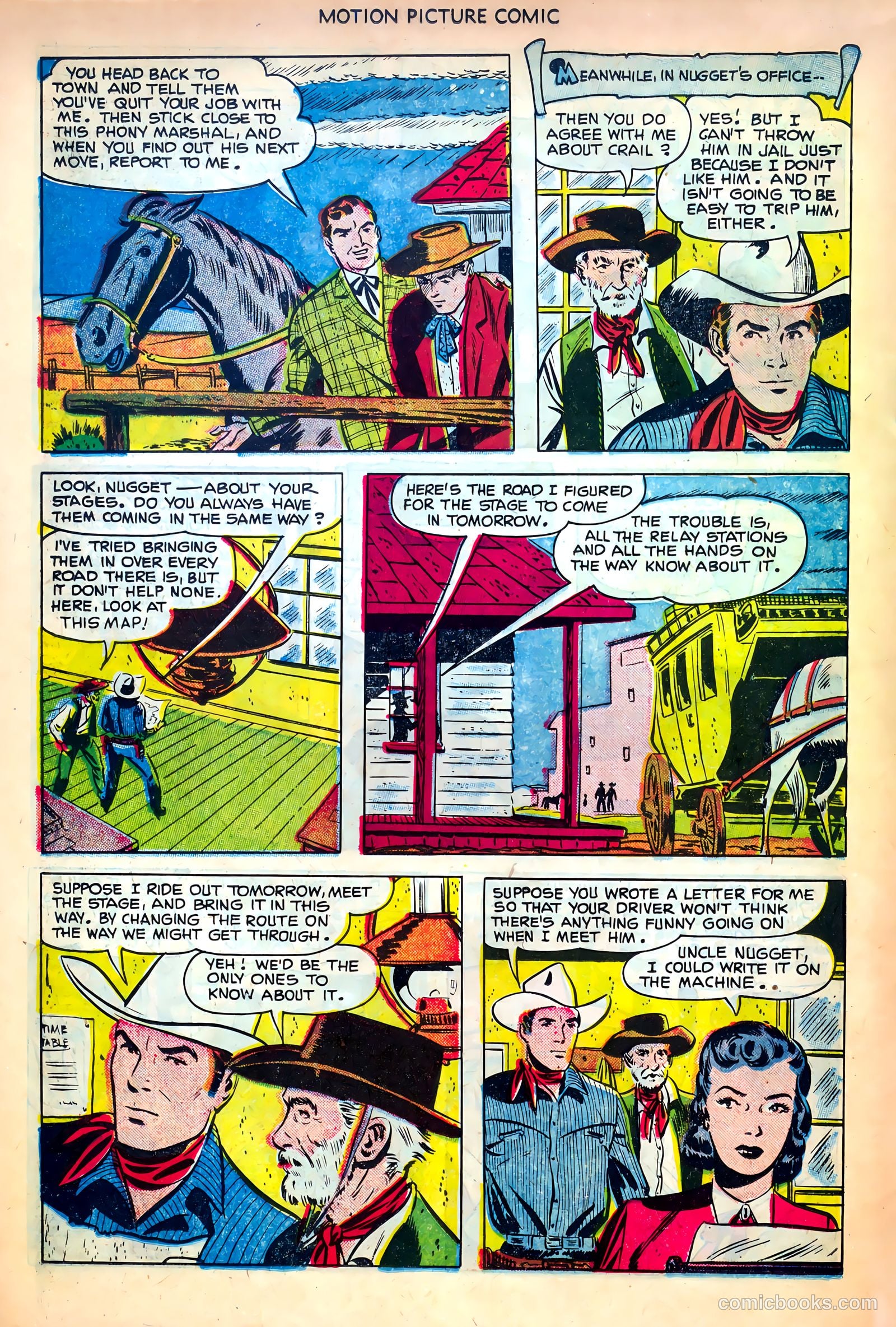 Motion Picture Comics #107 (1951) — page 18 of 36