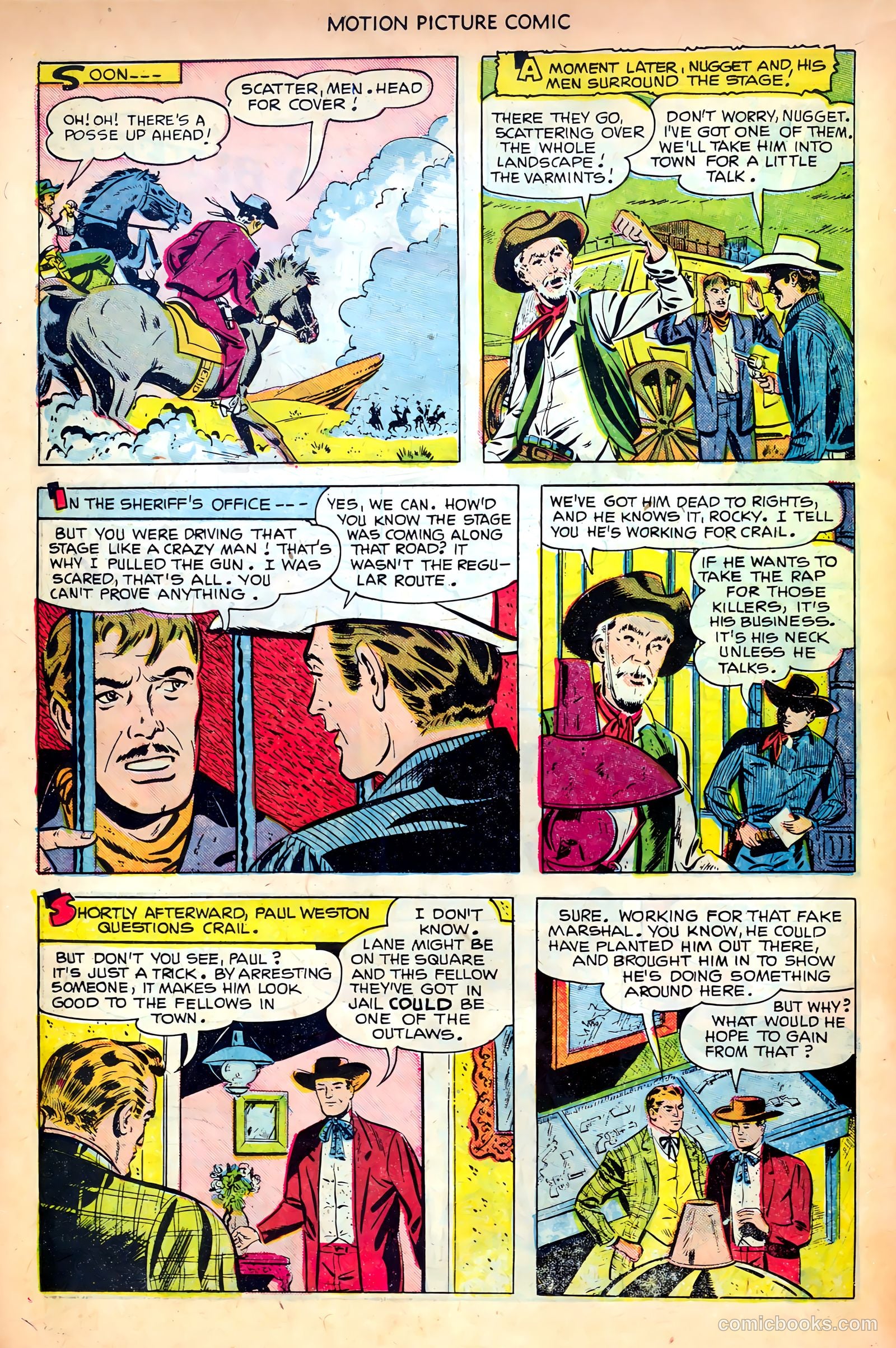 Motion Picture Comics #107 (1951) — page 22 of 36