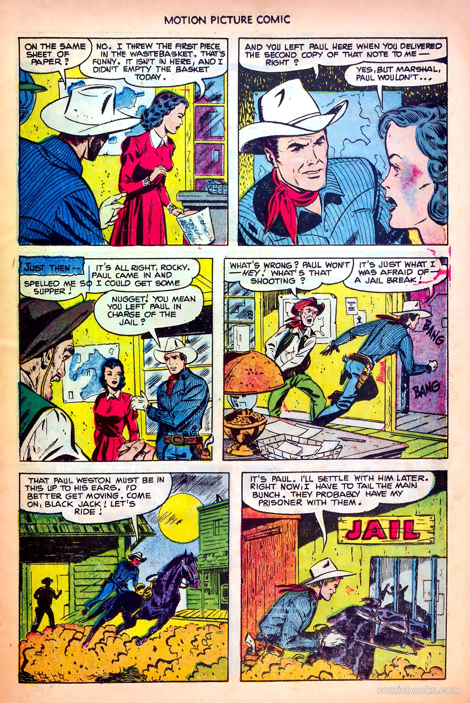 Motion Picture Comics #107 (1951) — page 25 of 36