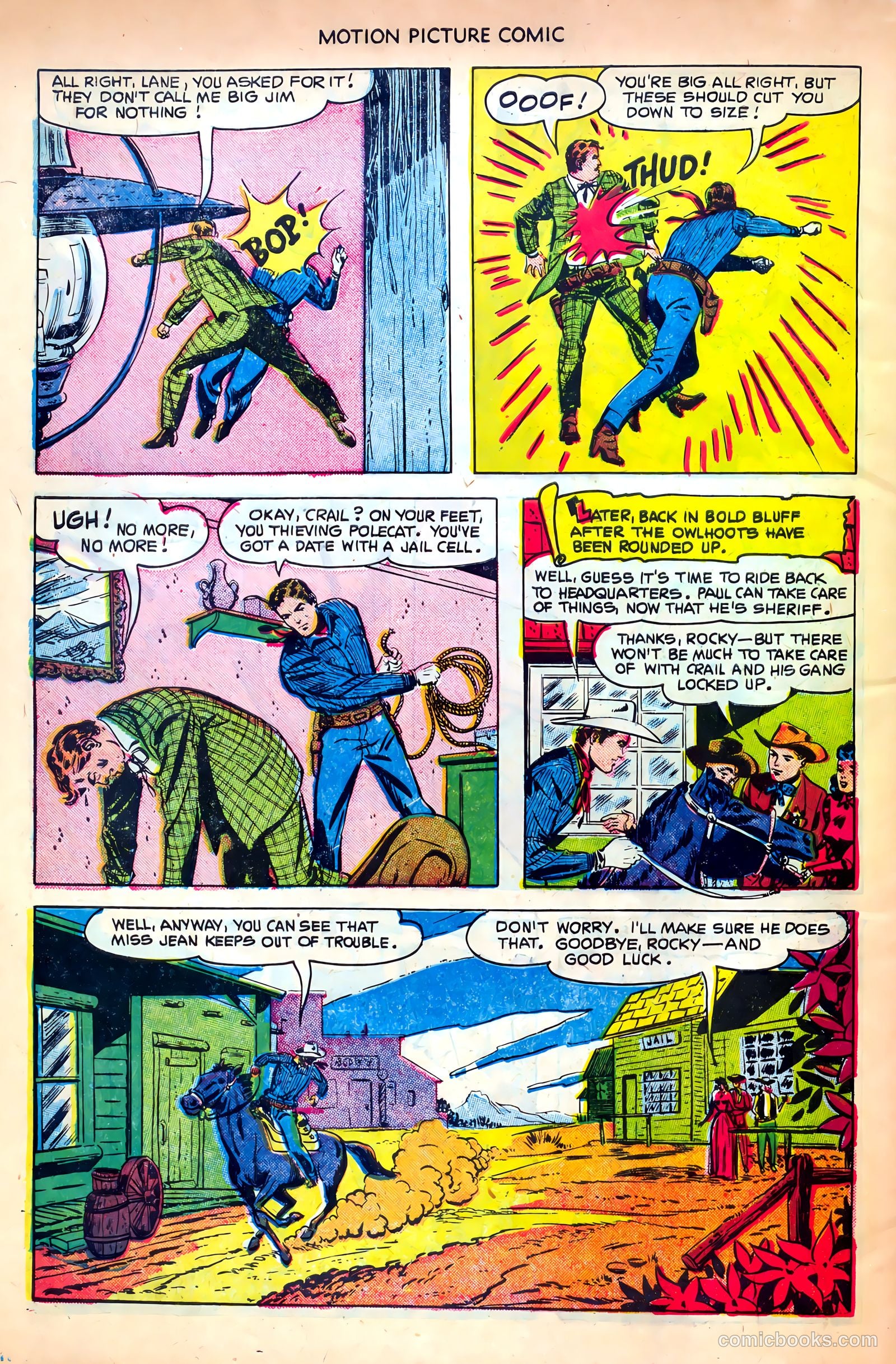 Motion Picture Comics #107 (1951) — page 34 of 36