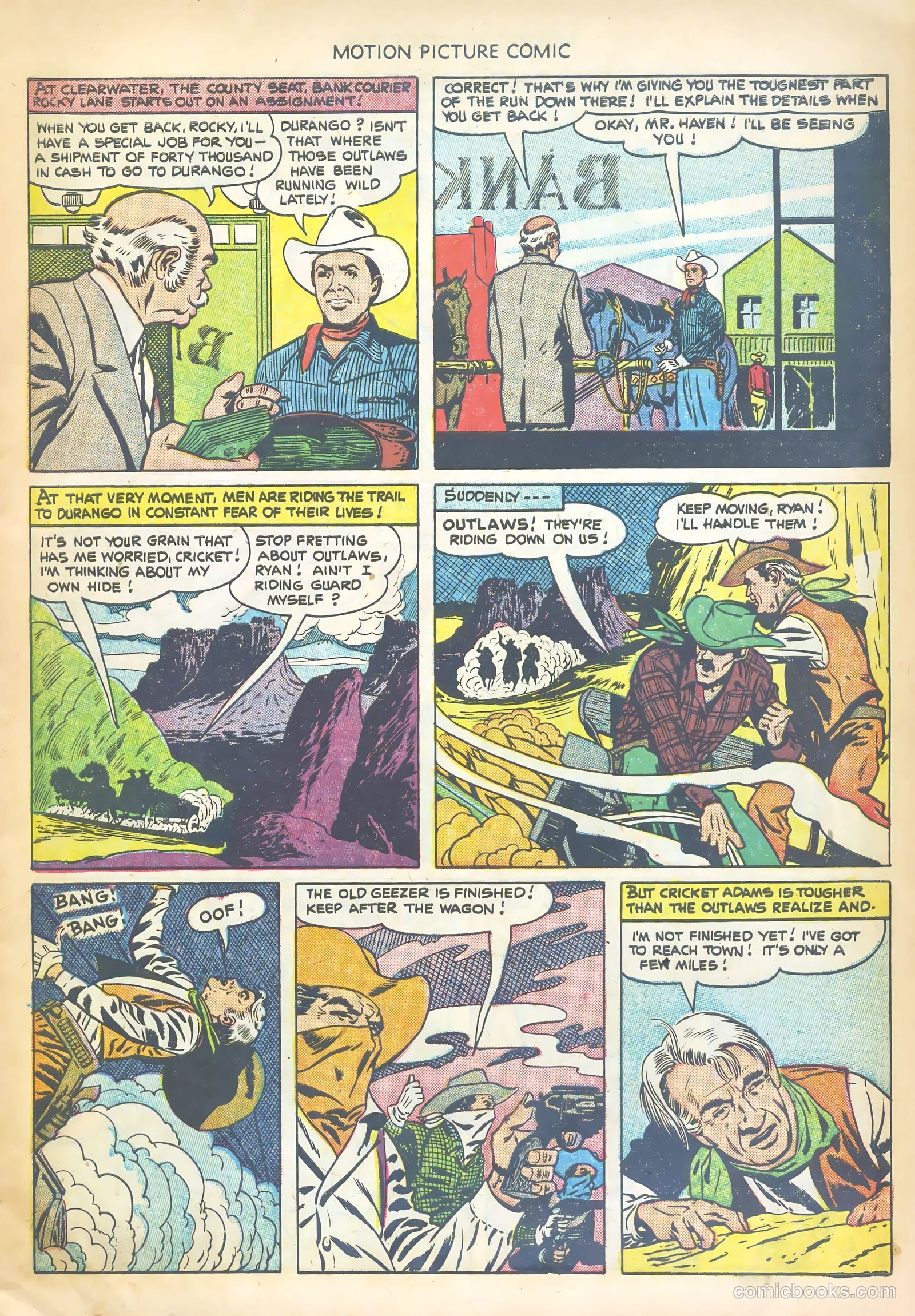 Motion Picture Comics #109 (1952) — page 5 of 36