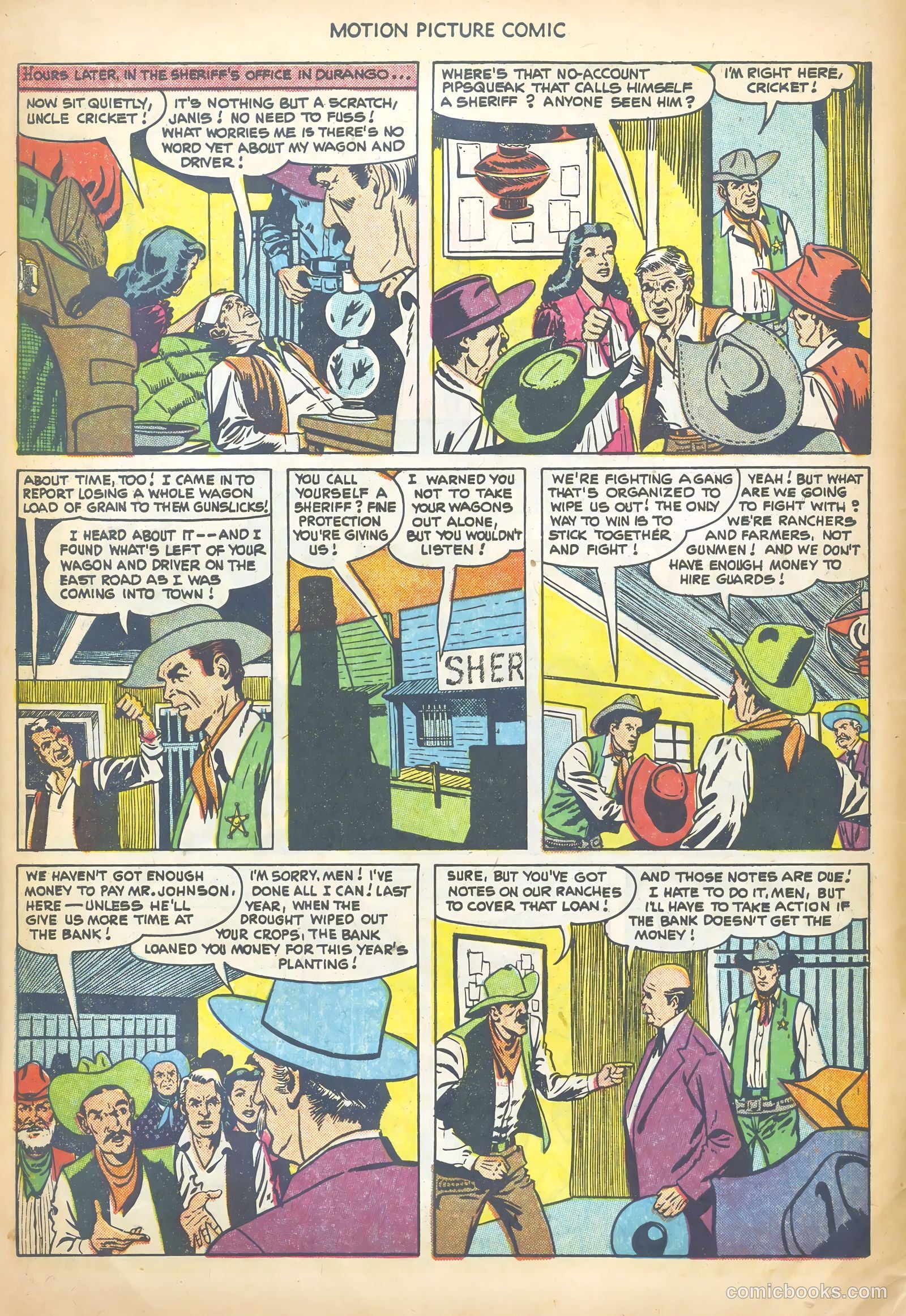 Motion Picture Comics #109 (1952) — page 6 of 36