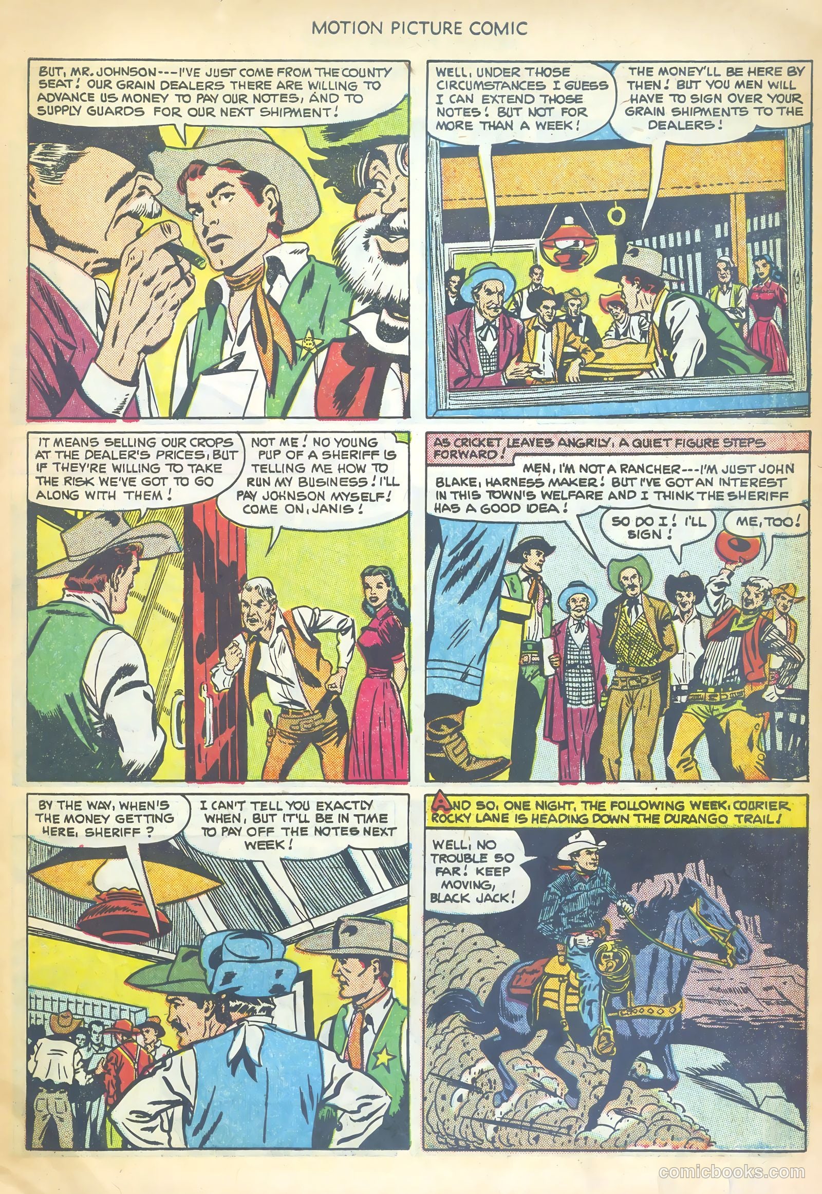Motion Picture Comics #109 (1952) — page 7 of 36