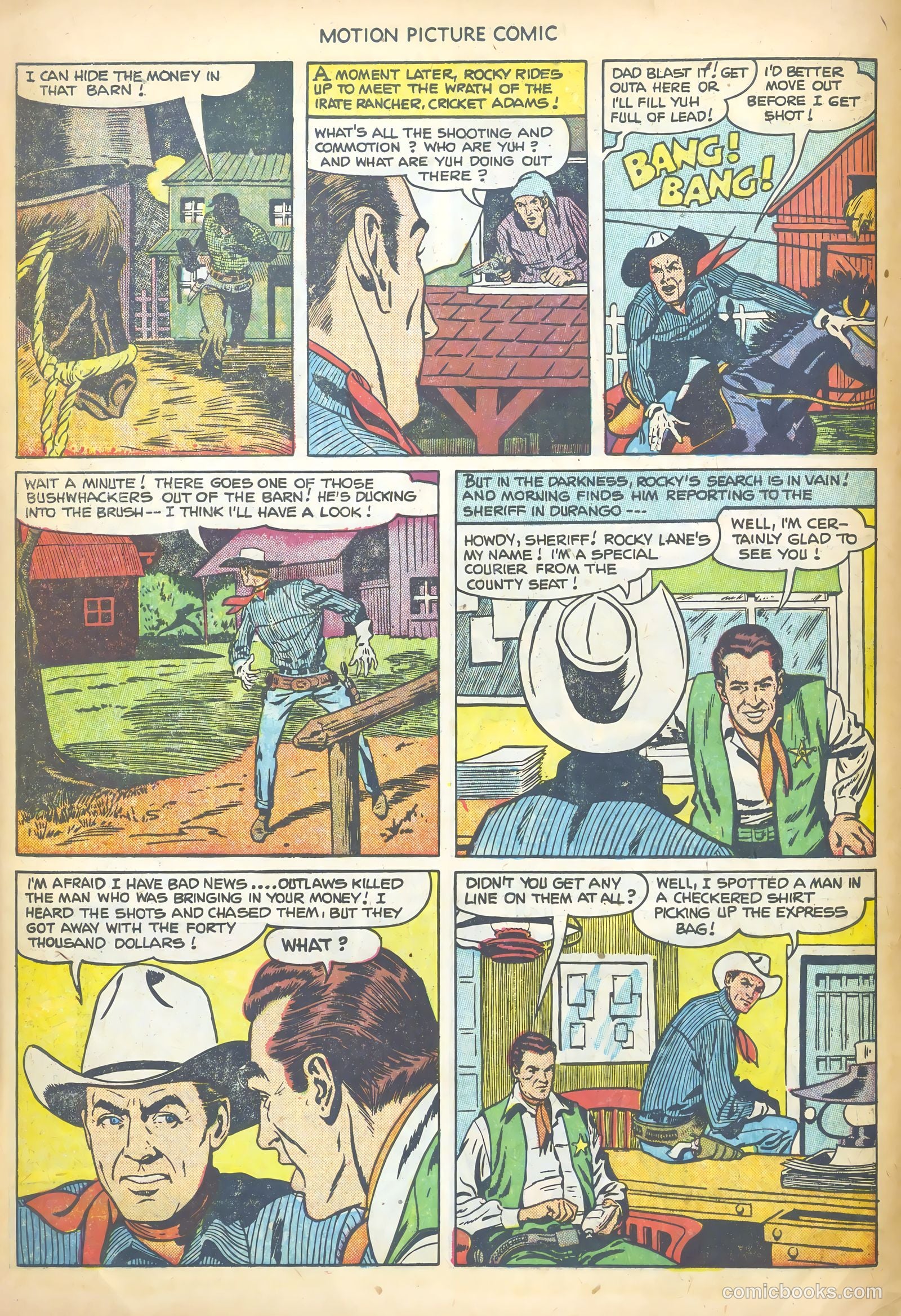 Motion Picture Comics #109 (1952) — page 10 of 36