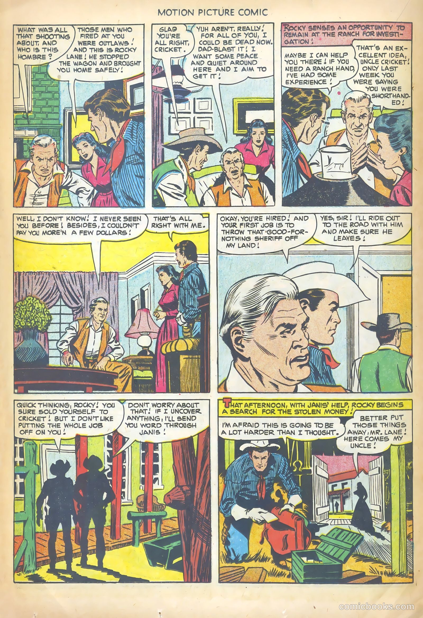 Motion Picture Comics #109 (1952) — page 16 of 36