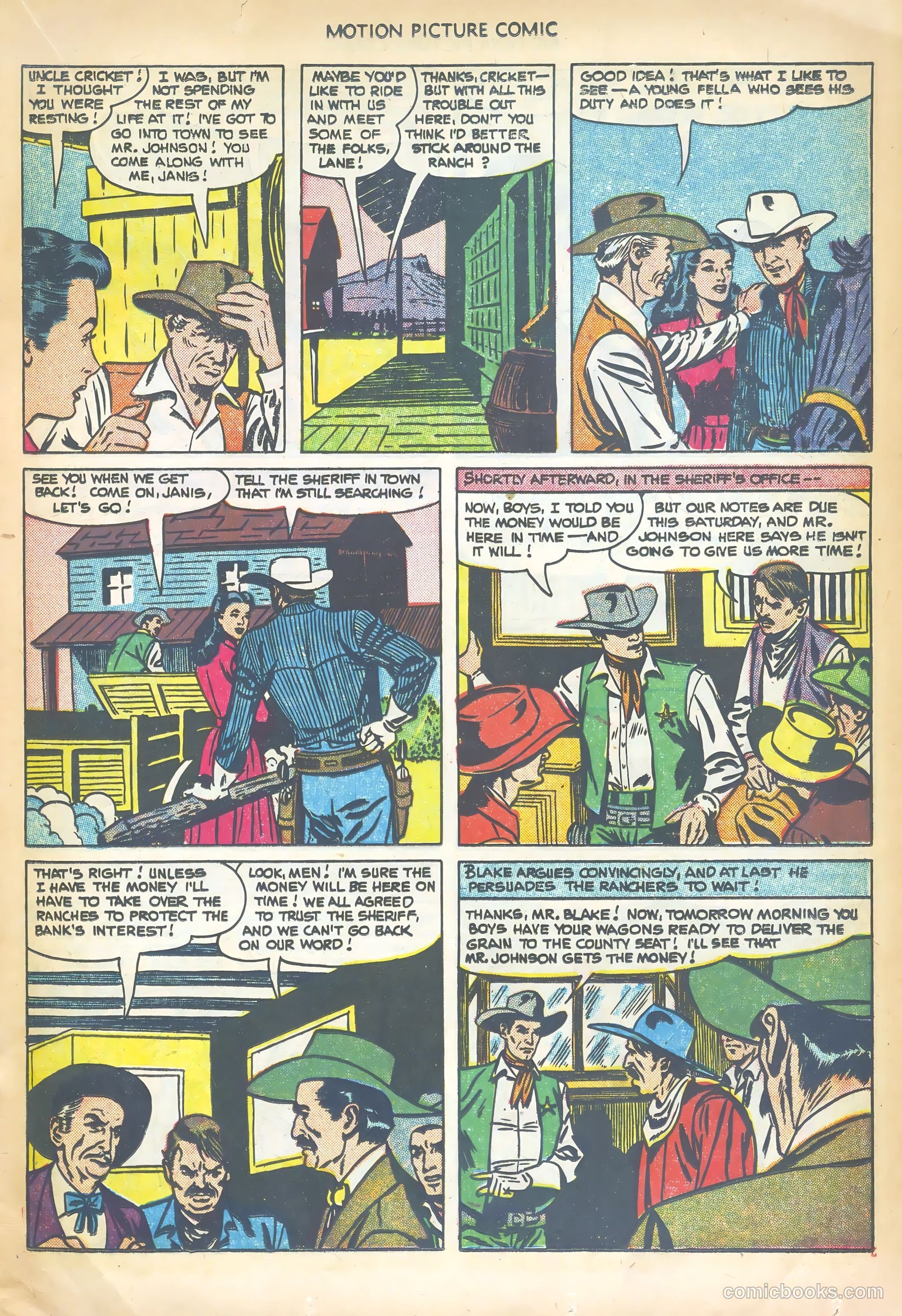 Motion Picture Comics #109 (1952) — page 17 of 36