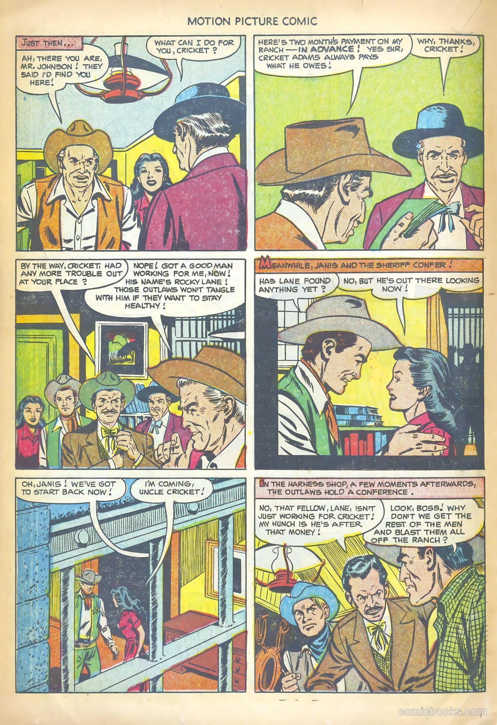 Motion Picture Comics #109 (1952) — page 18 of 36