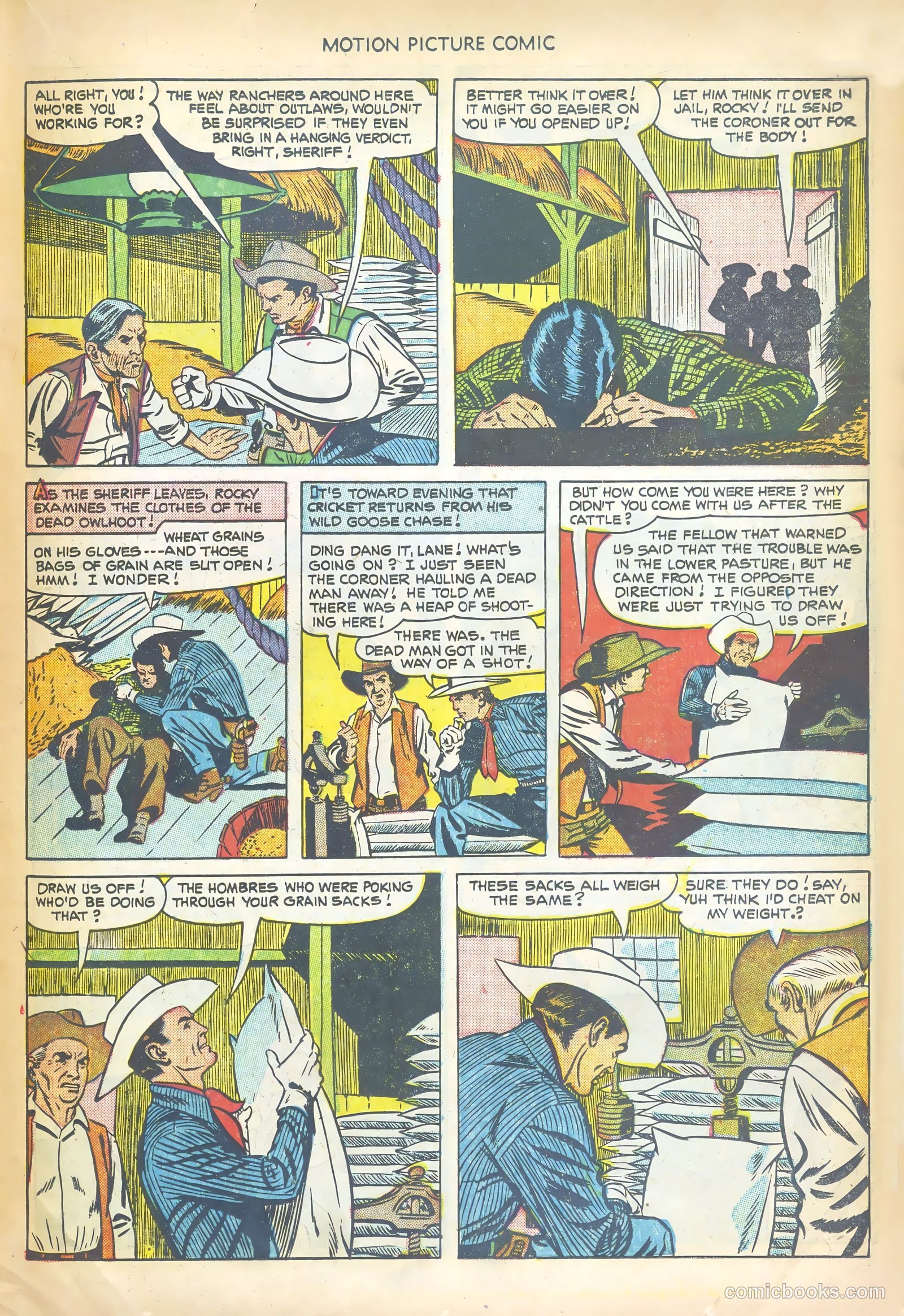 Motion Picture Comics #109 (1952) — page 23 of 36