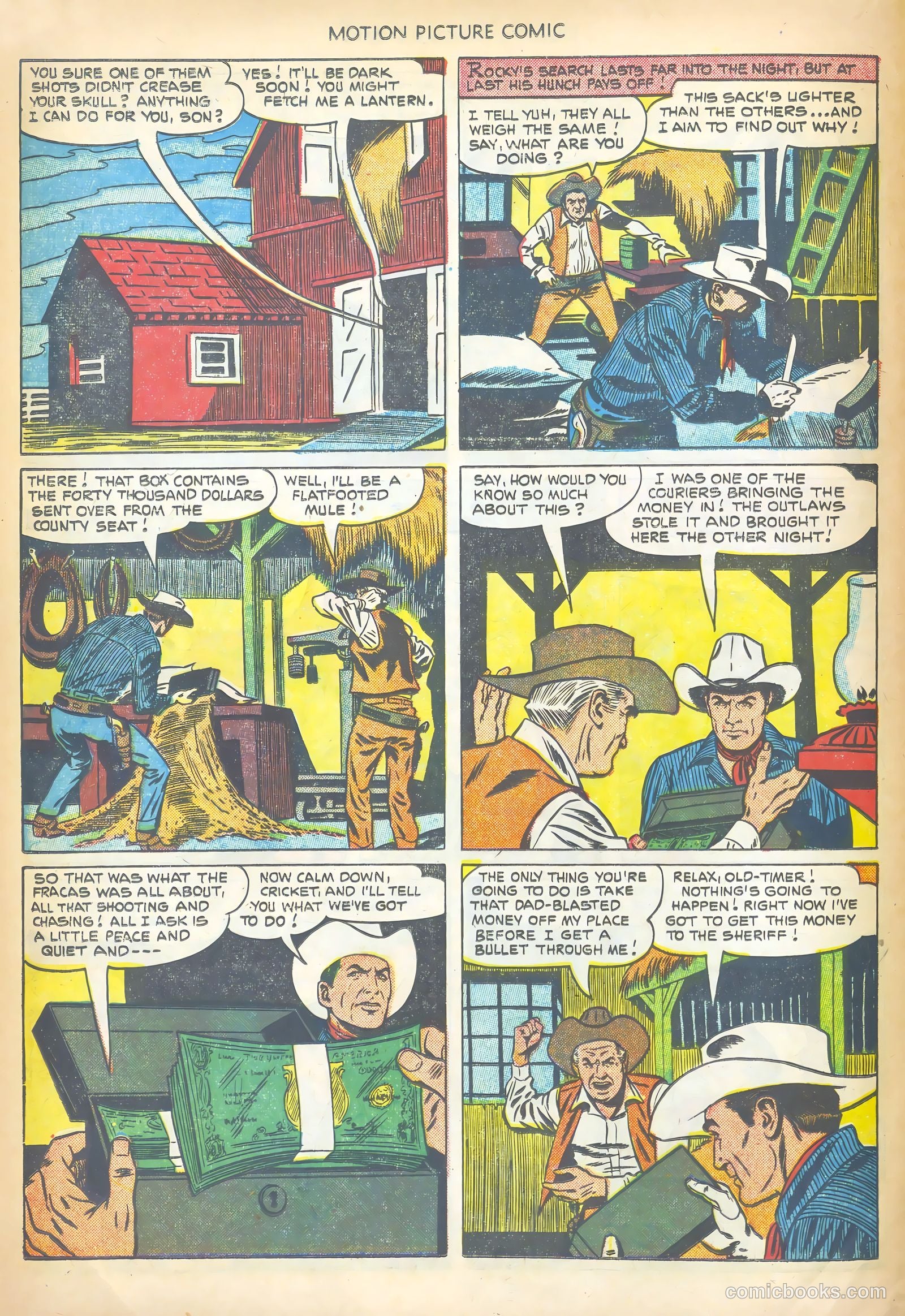 Motion Picture Comics #109 (1952) — page 24 of 36